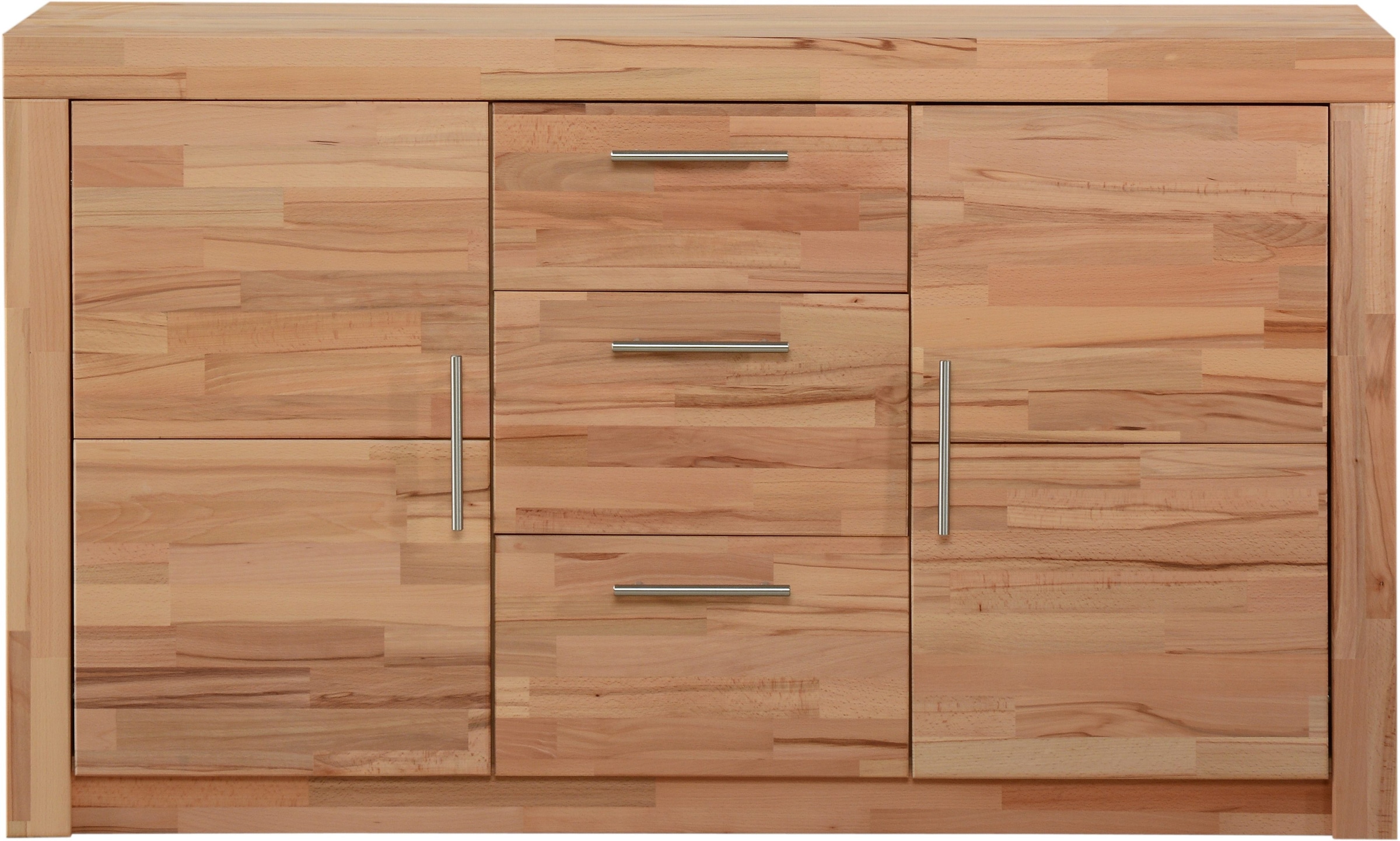 VOGL Möbelfabrik Sideboard »Toronto«, Breite 140 cm, teilmassiv, Metallgriff, Made in Germany