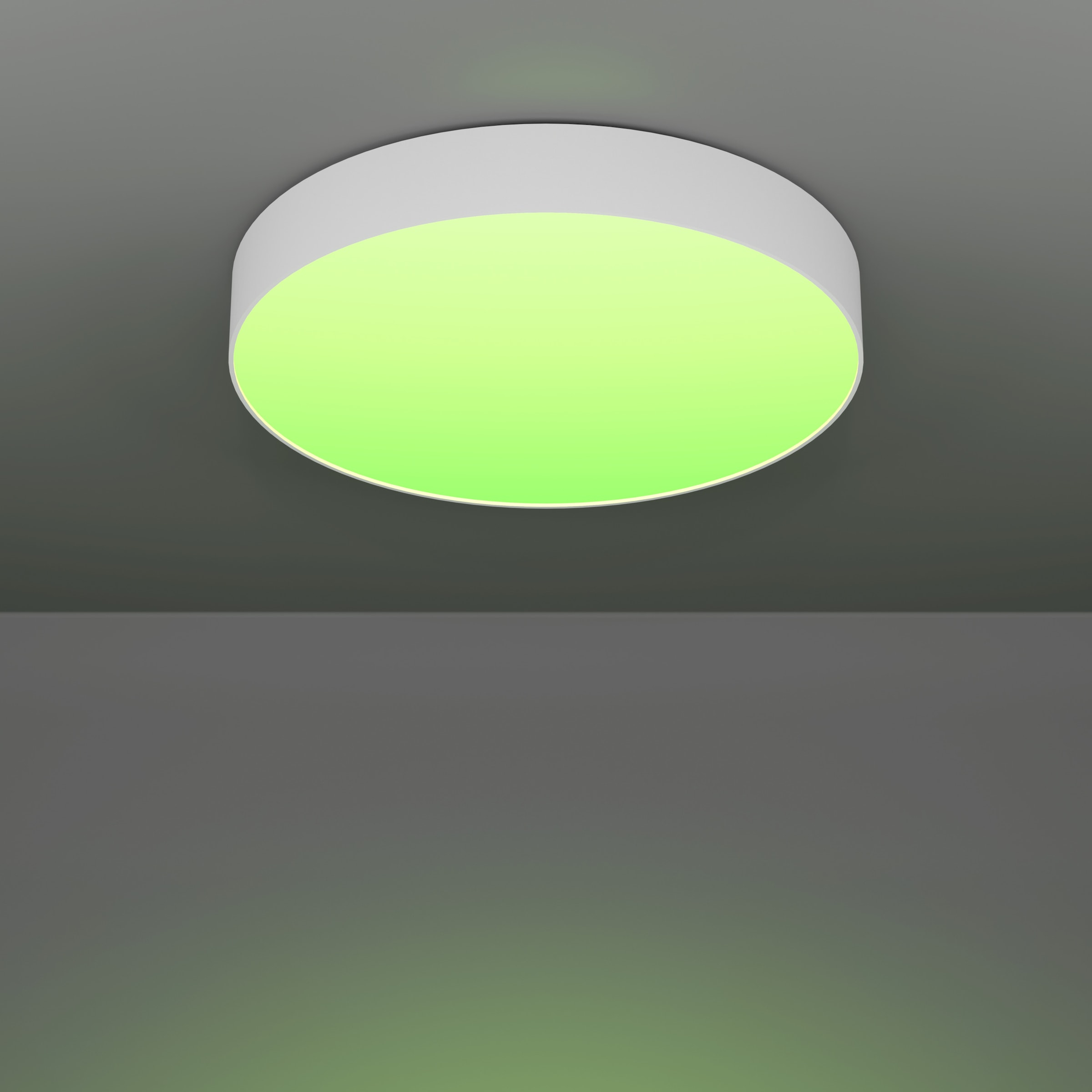 EGLO Deckenleuchte »GALLIZZI-Z Deckenlampe - Kunststoff - LED - 26W - IP20« LED-Modul 1 Stk. Kaltweiß | Neutralweiß | RGB | Warmweiß Wohzimmerlampe, Esszimmerlampe, Flur, Schlafzimmer, H7 x Ø49 cm