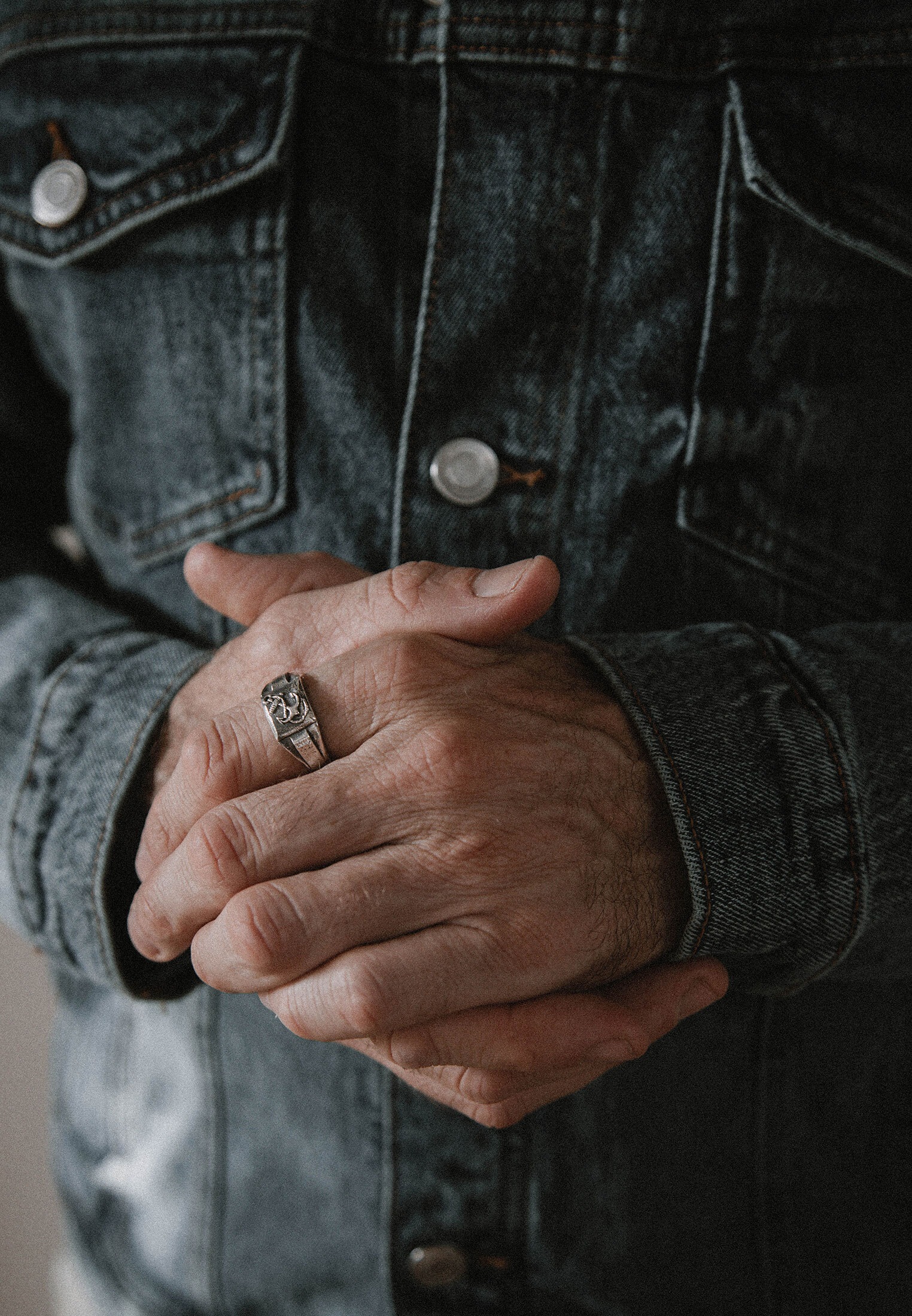 HAZE & GLORY Siegelring »Ring Castaway Anker Maritim 925 Silber«