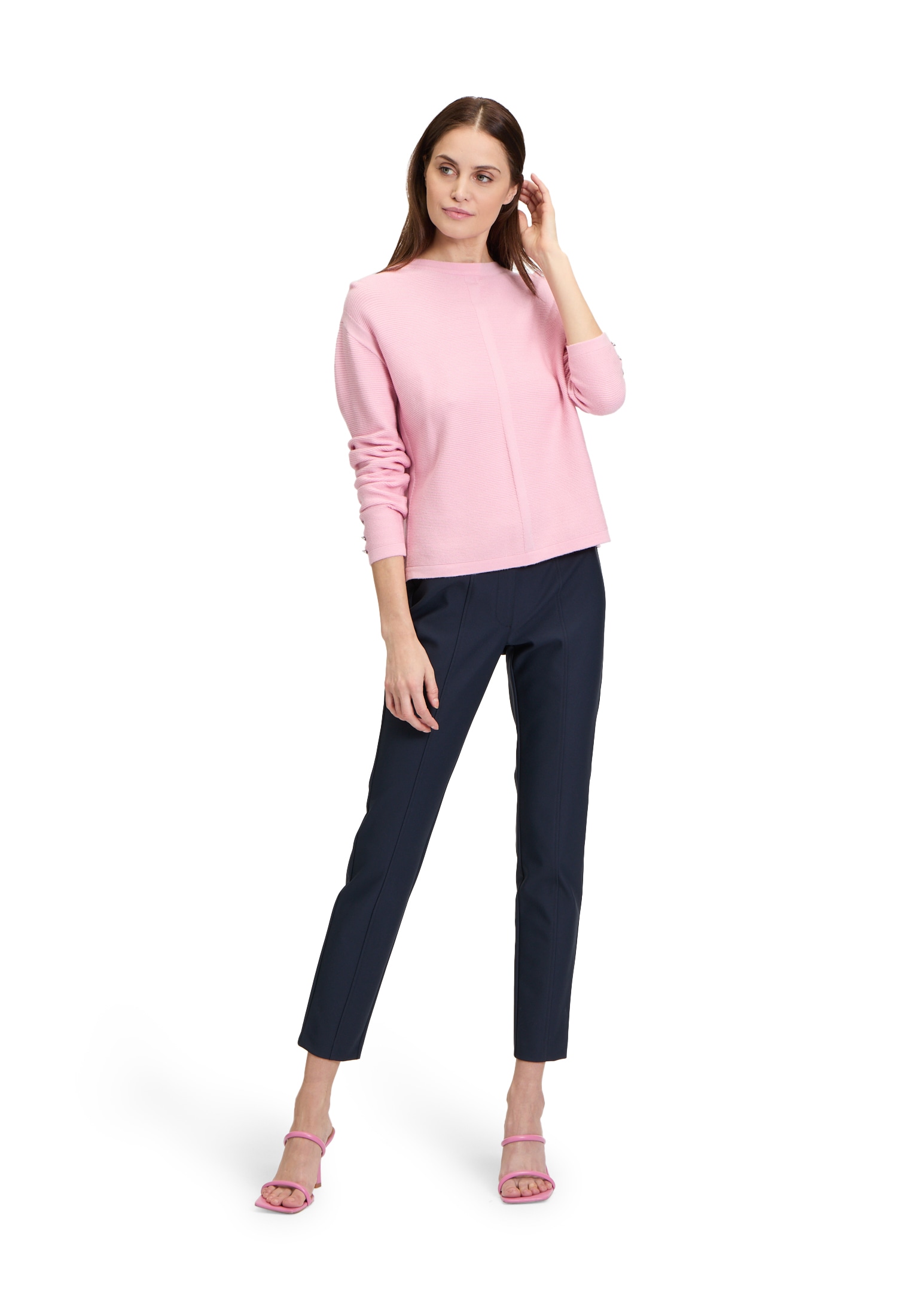 Betty Barclay Rundhalspullover »Feinstrickpullover mit Struktur«