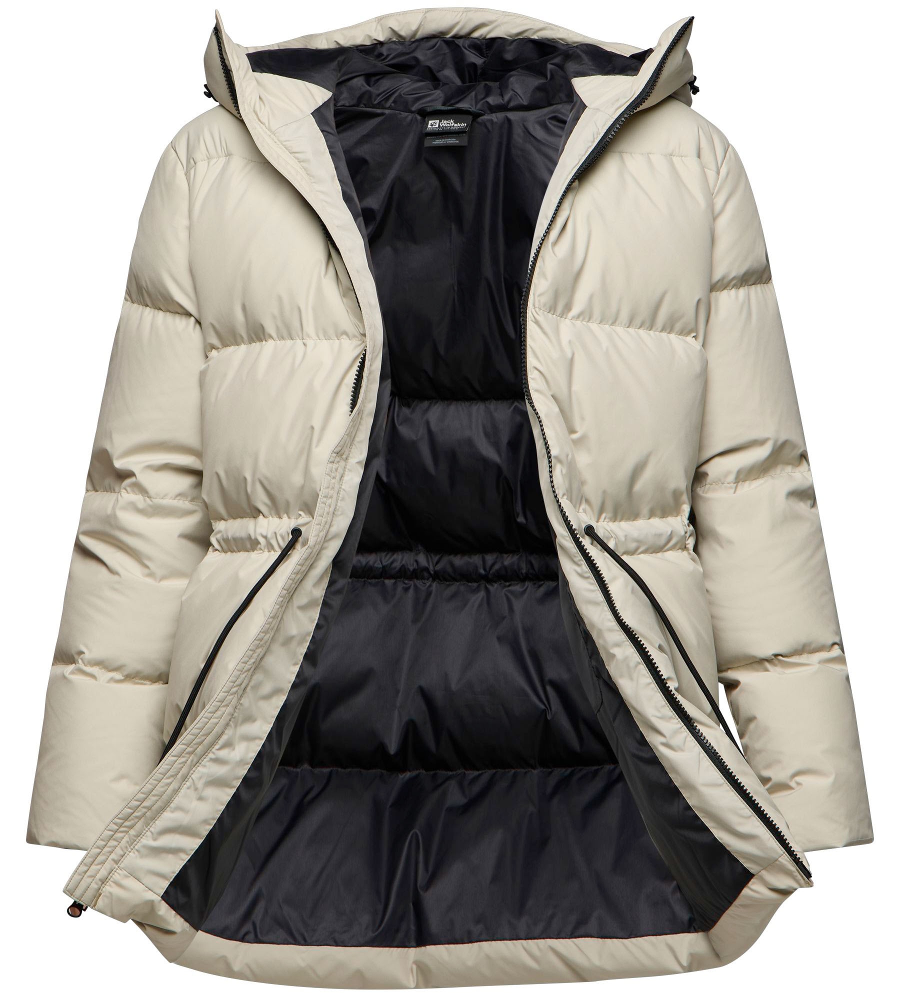 Jack Wolfskin Daunenjacke »KIRSCHALLEE«, mit Kapuze, Winterjacke