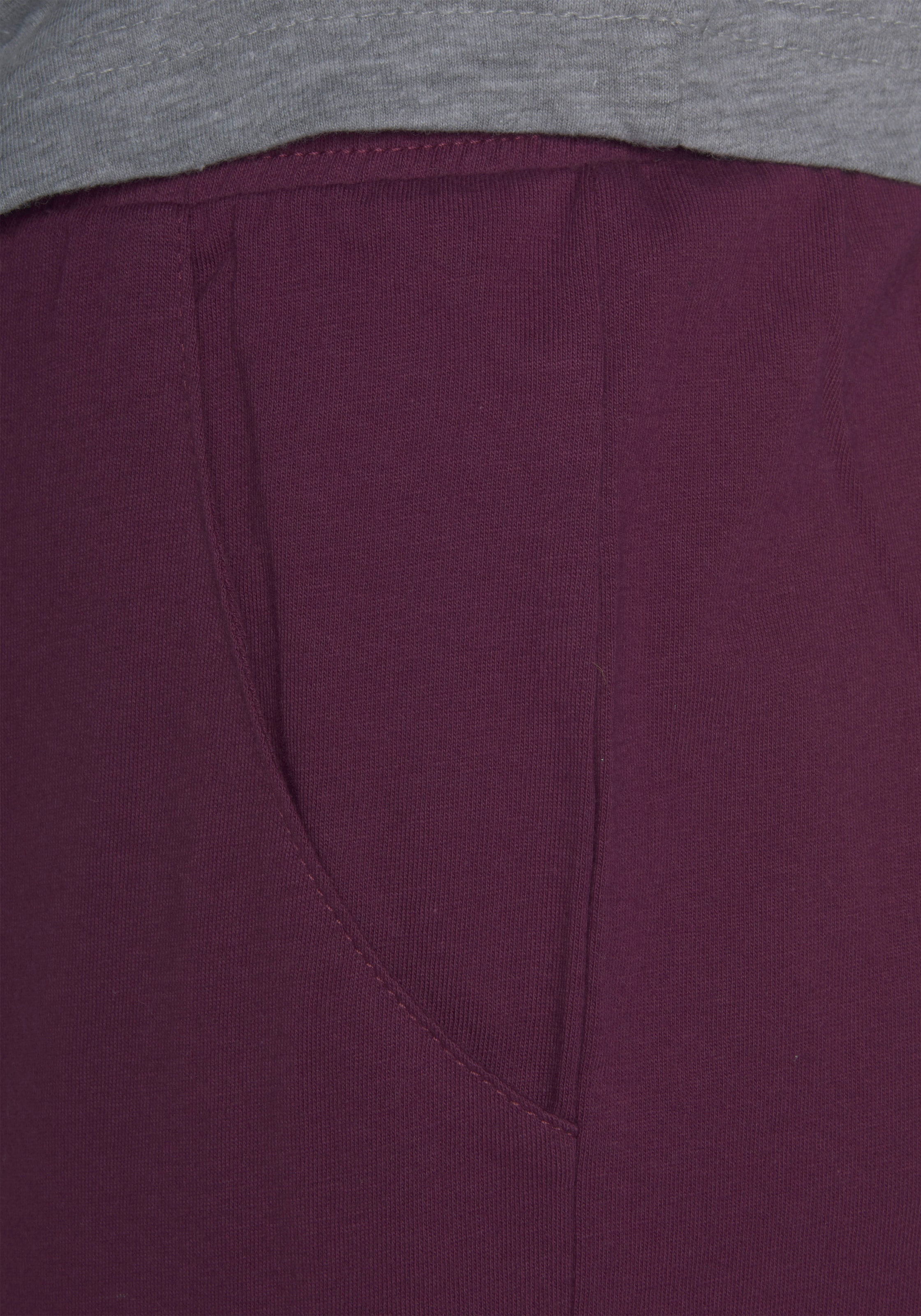 KangaROOS Pyjama, ♕ (2 Stück), mit tlg., 1 Raglanärmeln kontrastfarbenen bei