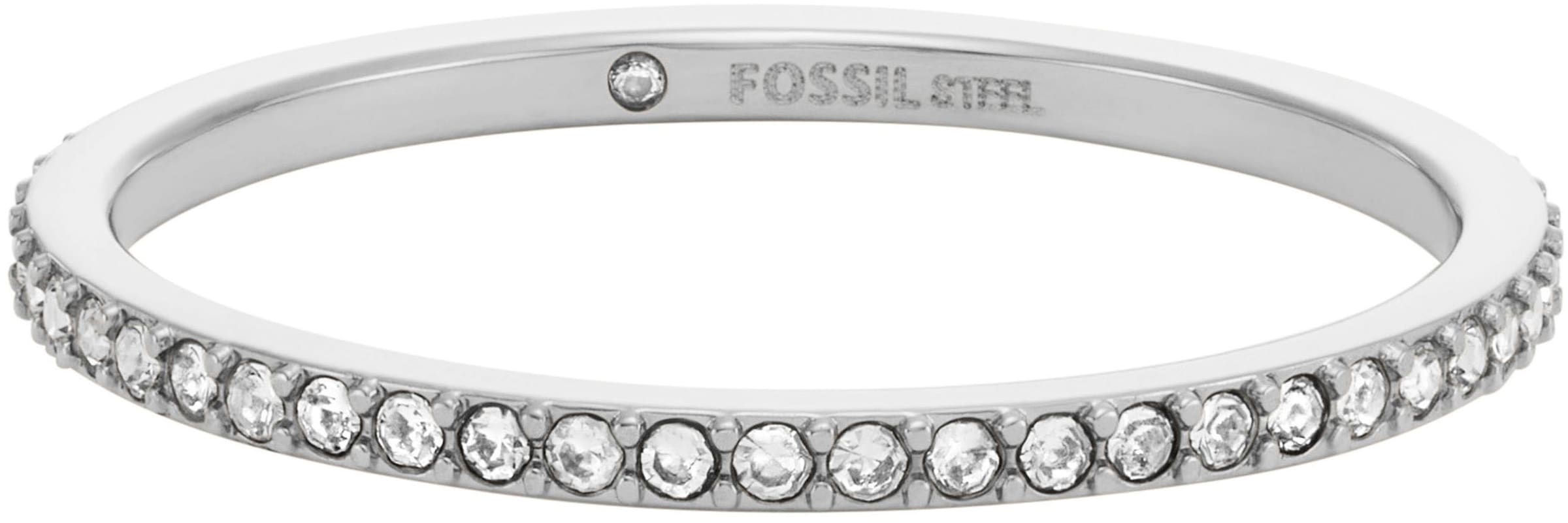 Fossil Fingerring »JEWELRY, JF04686710, JF04687040«, mit Glasstein