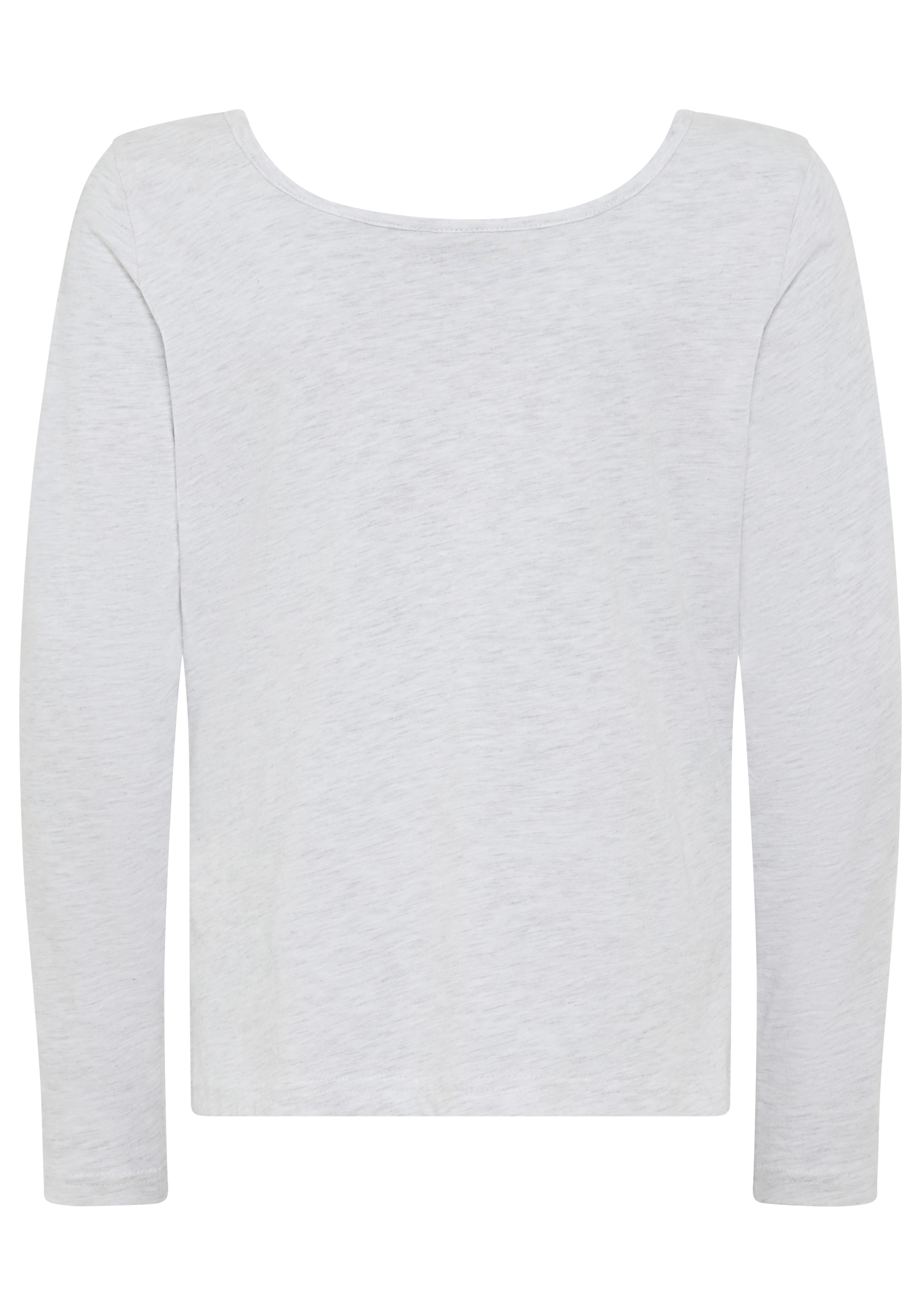 KIDSWORLD Langarmshirt »Shirt mit Hamptons-Druck für Mädchen« Tieferer Ausschnitt