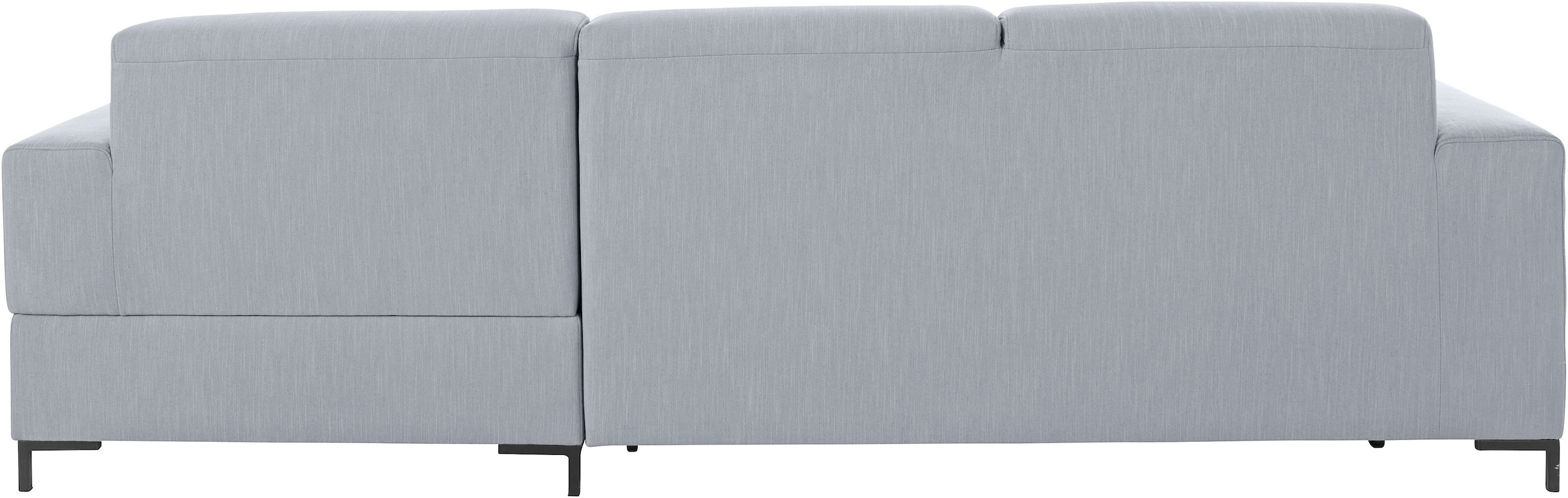 OTTO products Ecksofa »Grazzo, zeitlos und elegant, mit moderner Sitzheftung, L-Form«, hochwertige Stoffe aus recyceltem Material, Steppung im Sitzbereich