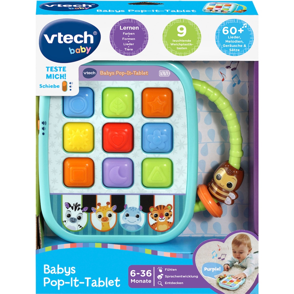 Vtech® Lerntablet »Vtech Baby, Babys Pop-It-Tablet«