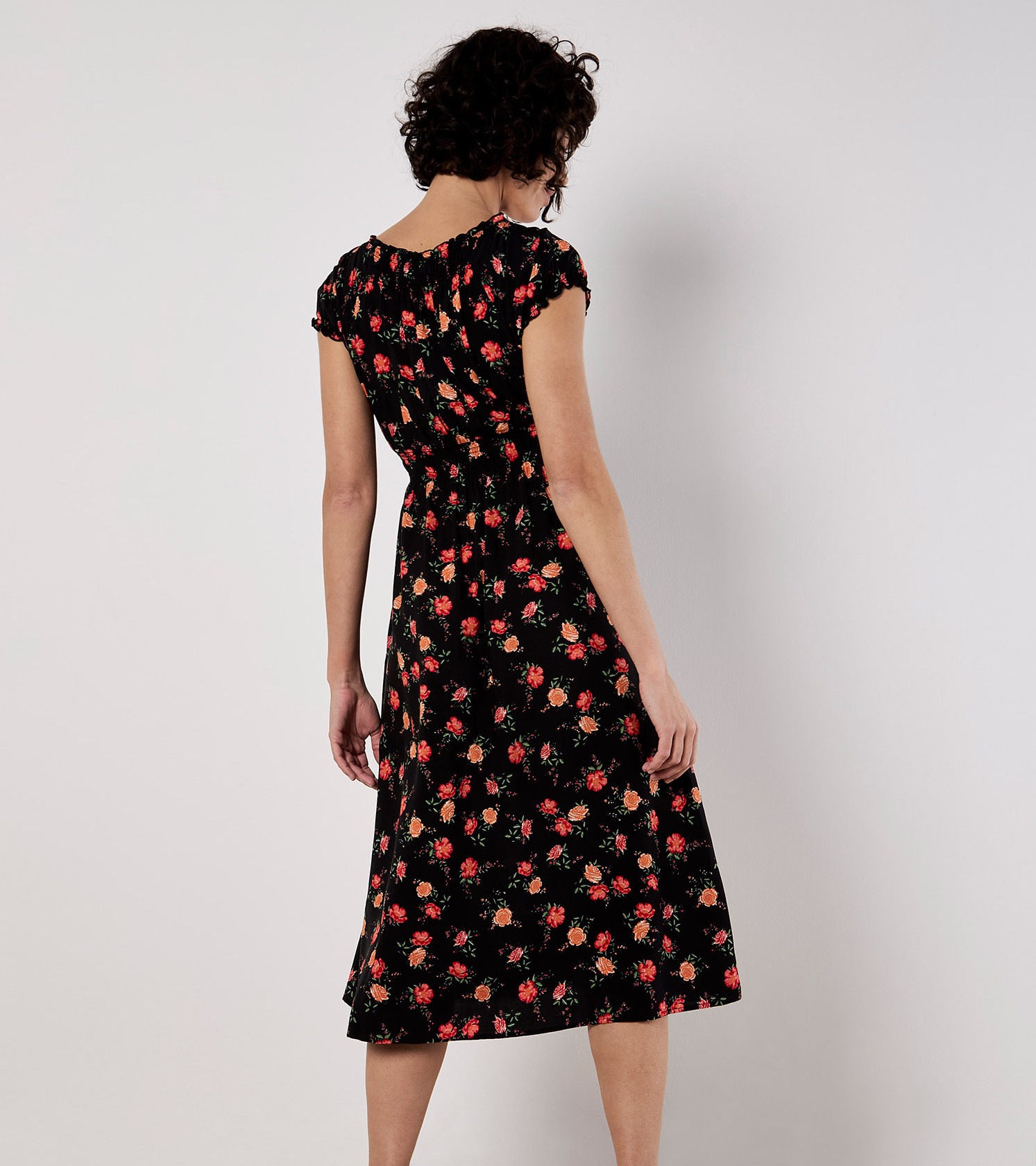 Apricot Midikleid »Midikleid« mit Smokdetails