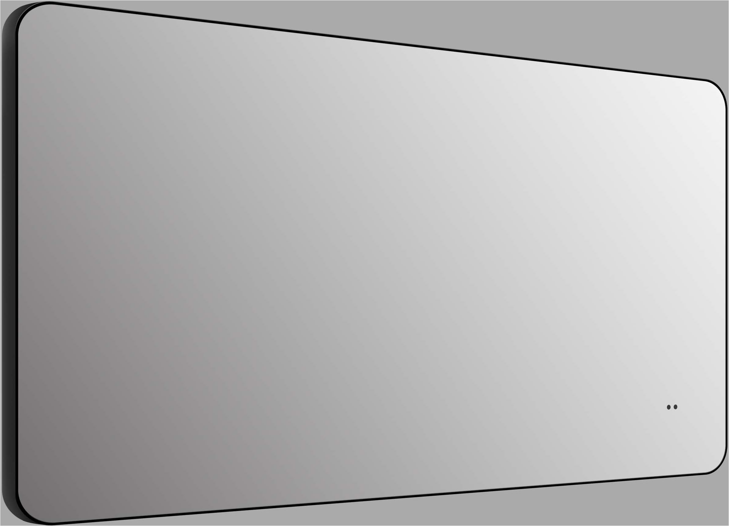 Talos Spiegel »TALOS TREVISO«, Hand Wave Sensor, in matt schwarz 120x70 cm