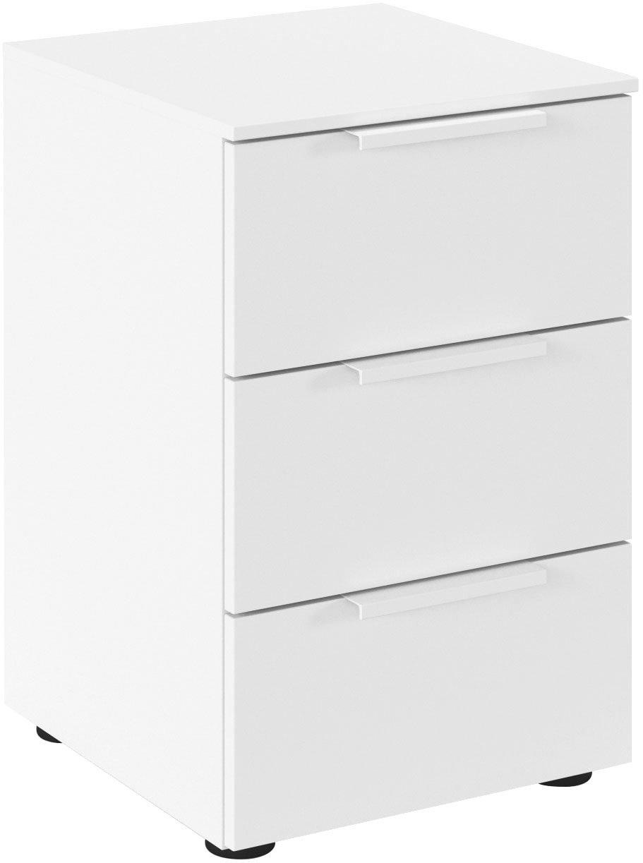 LeGer Home by Lena Gercke Nachtkommode »Nachttisch Nachtschrank Nachtkonsole SERINA eleganter Eyecatcher«, mit 3 Schubkästen sowie hochwertigen Metallgriffen MADE IN GERMANY