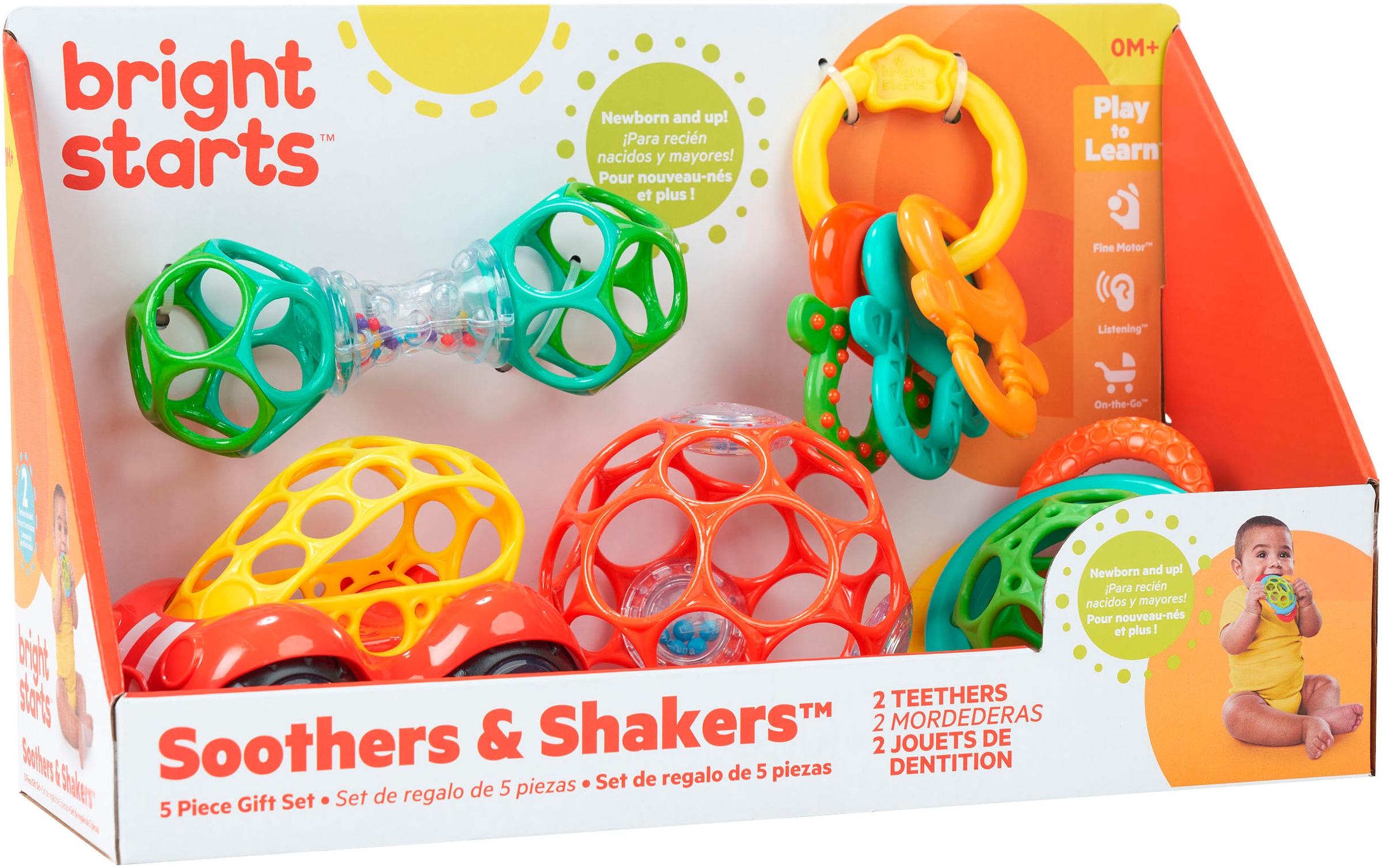 Set de 5 hochets d'éveil