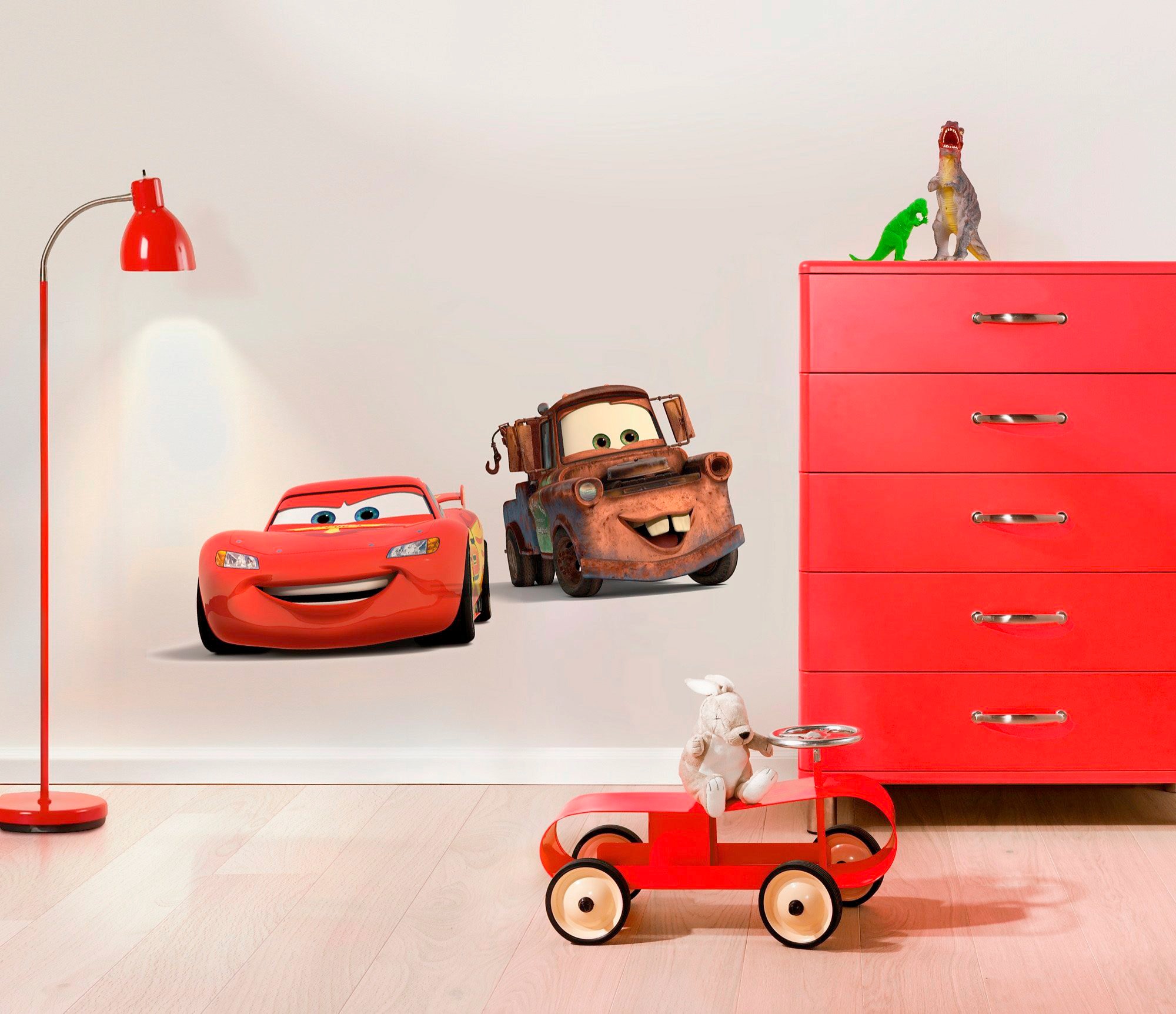 Komar Wandtattoo »Cars Friends - Größe 50 x 70 cm«, (2 St.), selbstklebend, Wandsticker, Kinderzimmer