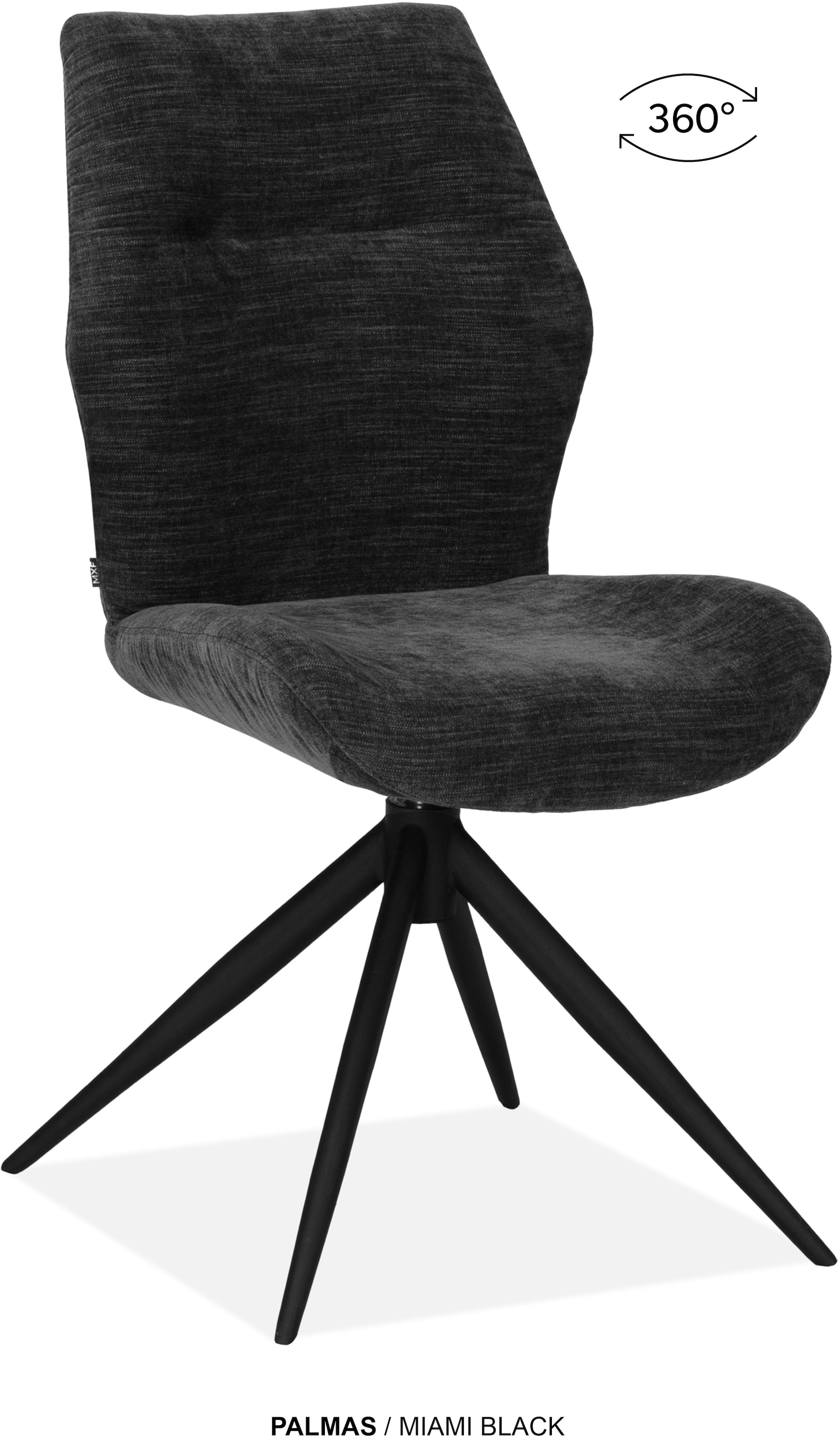 OMG Design Esszimmerstuhl »Palmas« (Set) 2 Stk.Drehstuhl mit auto-return, Moderner Bezug