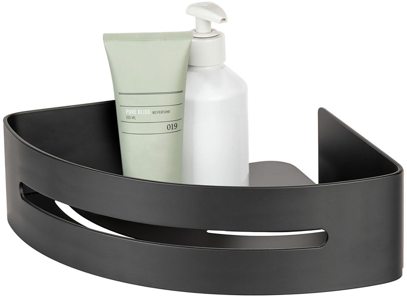 WENKO Eckregal »Turbo-Loc® Modell Bivio«, aus Aluminium für Shampoo, rostfrei, Befestigen ohne Bohren