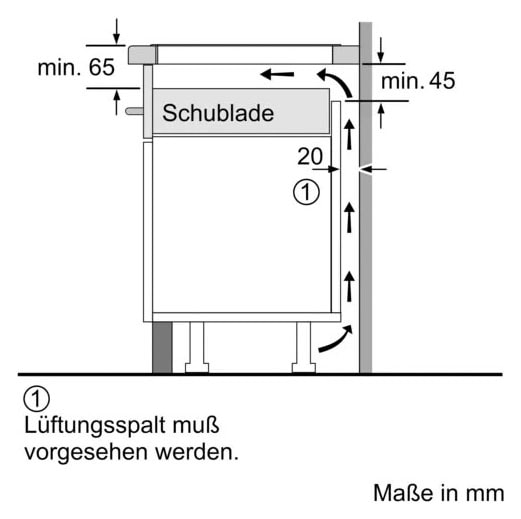 BOSCH Flex-Induktions-Herd-Set »HEB578BS1«, mit Backwagen, Pyrolyse-Selbstreinigung