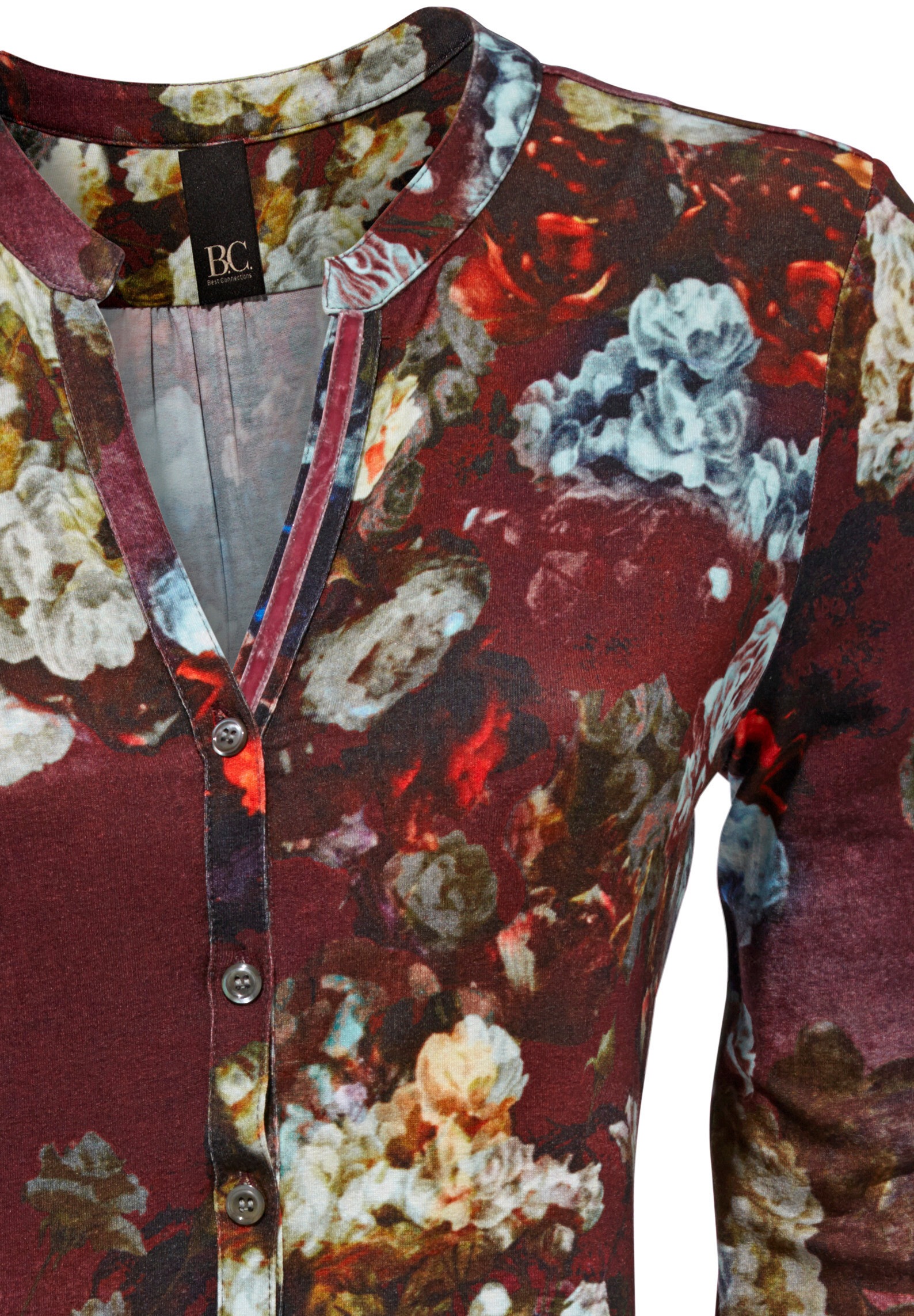 heine Blusenshirt »Shirtbluse Blusenshirt im Blüten-Dessin«