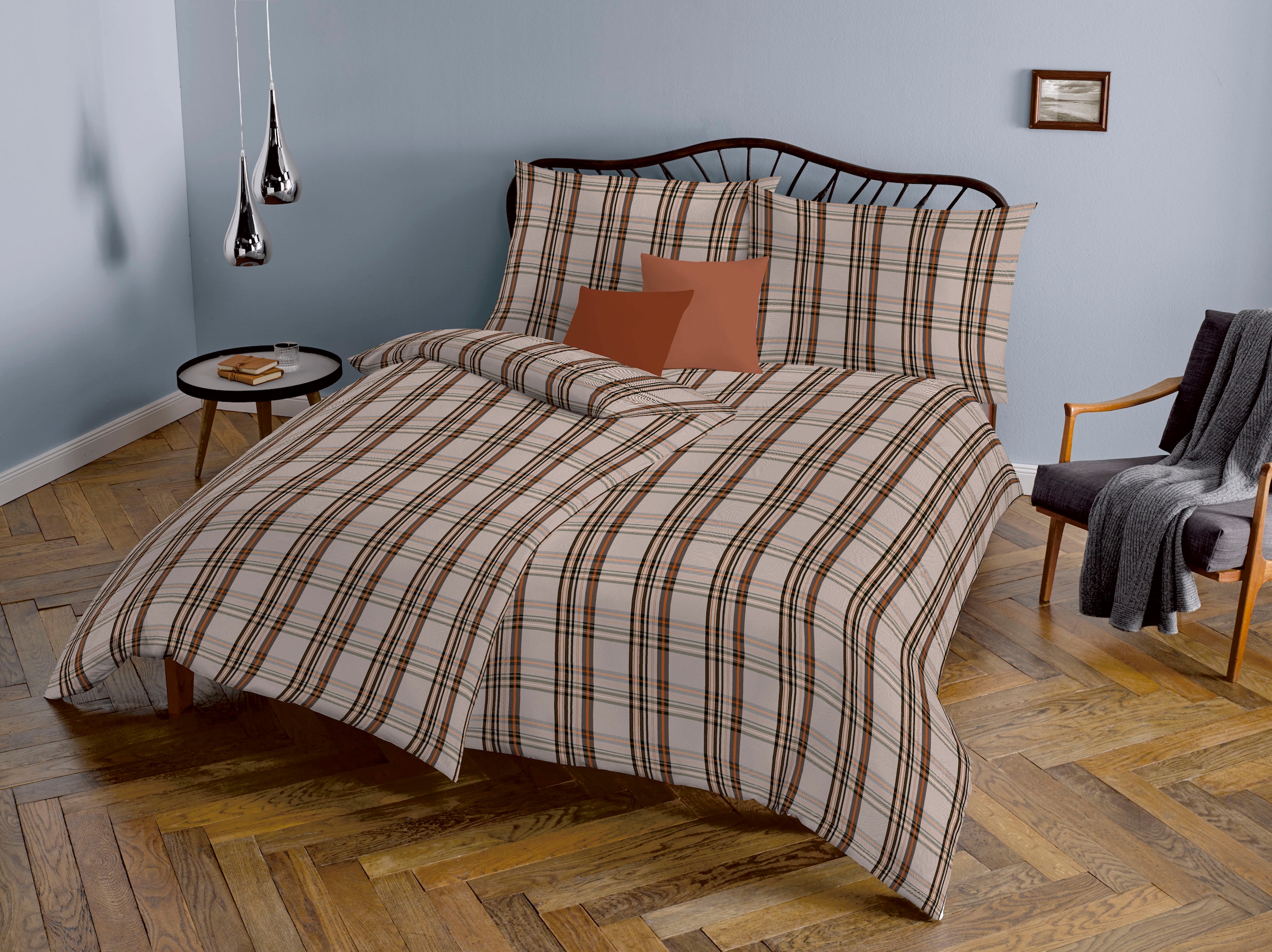 fleuresse Bettwäsche »Lech 4310«, Edelflanell, Baumwolle, in Gr. 135x200, 155x220, 200x200cm