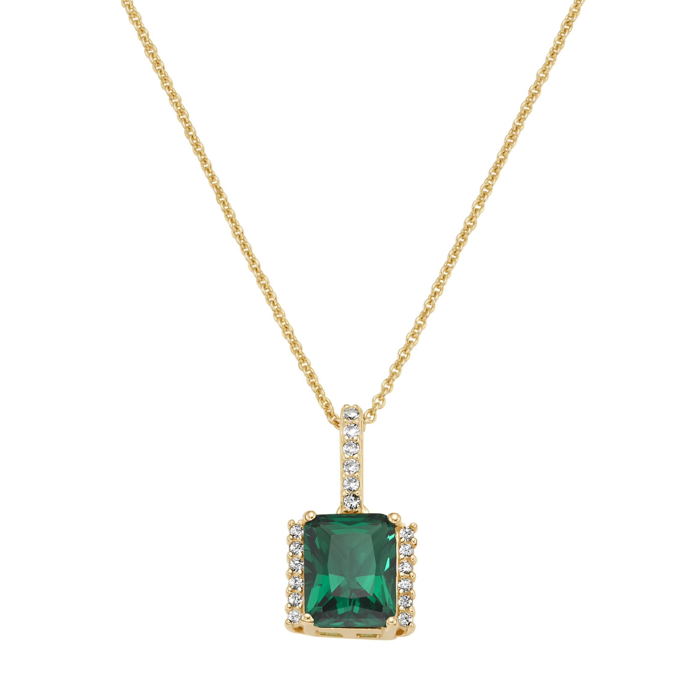 Smart Jewel Kette mit Anhänger »Kette Anhänger Zirkonia und Kristallstein, Silber 925/-«