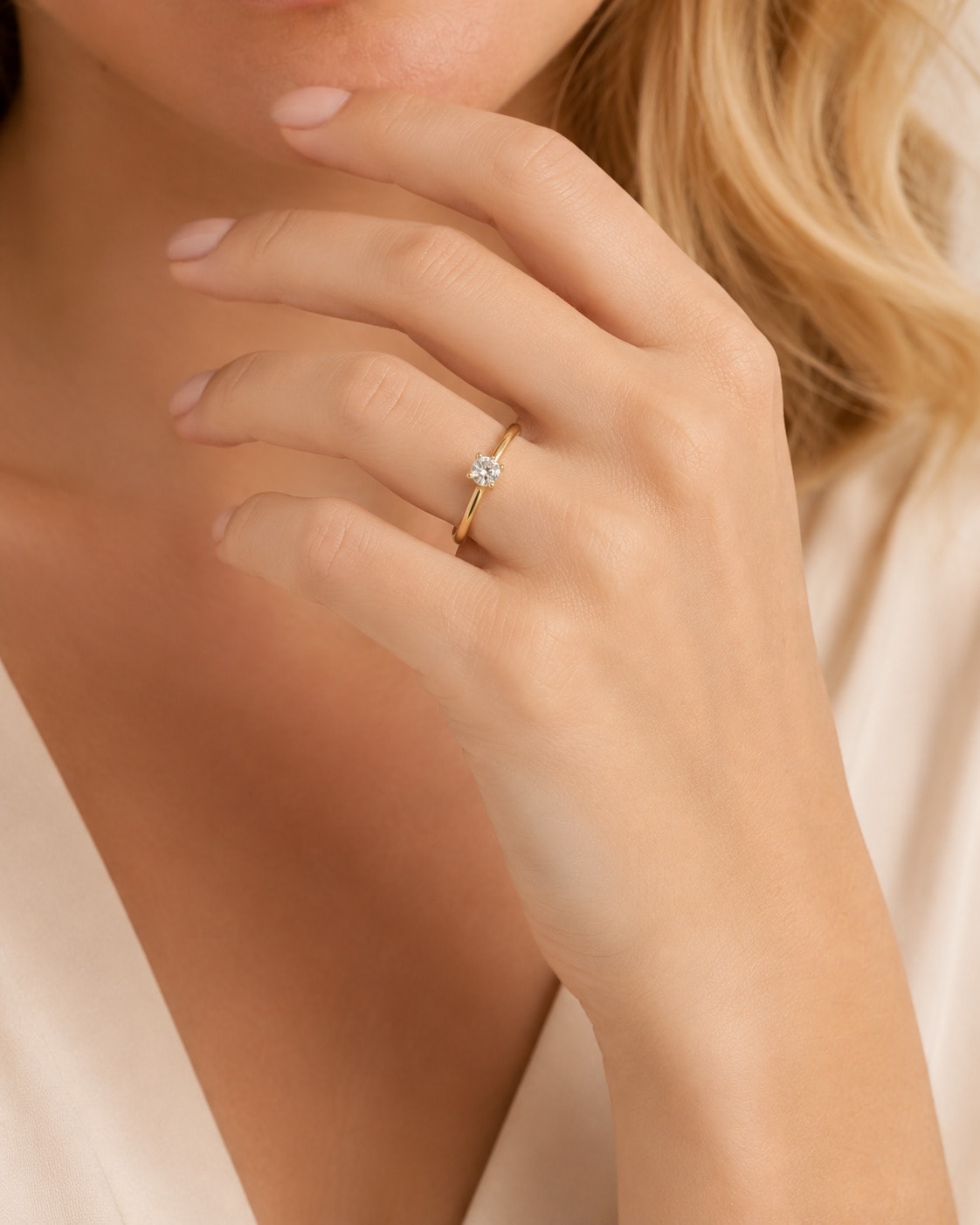 ONE ELEMENT Diamantring »Ring aus 585 Gold«