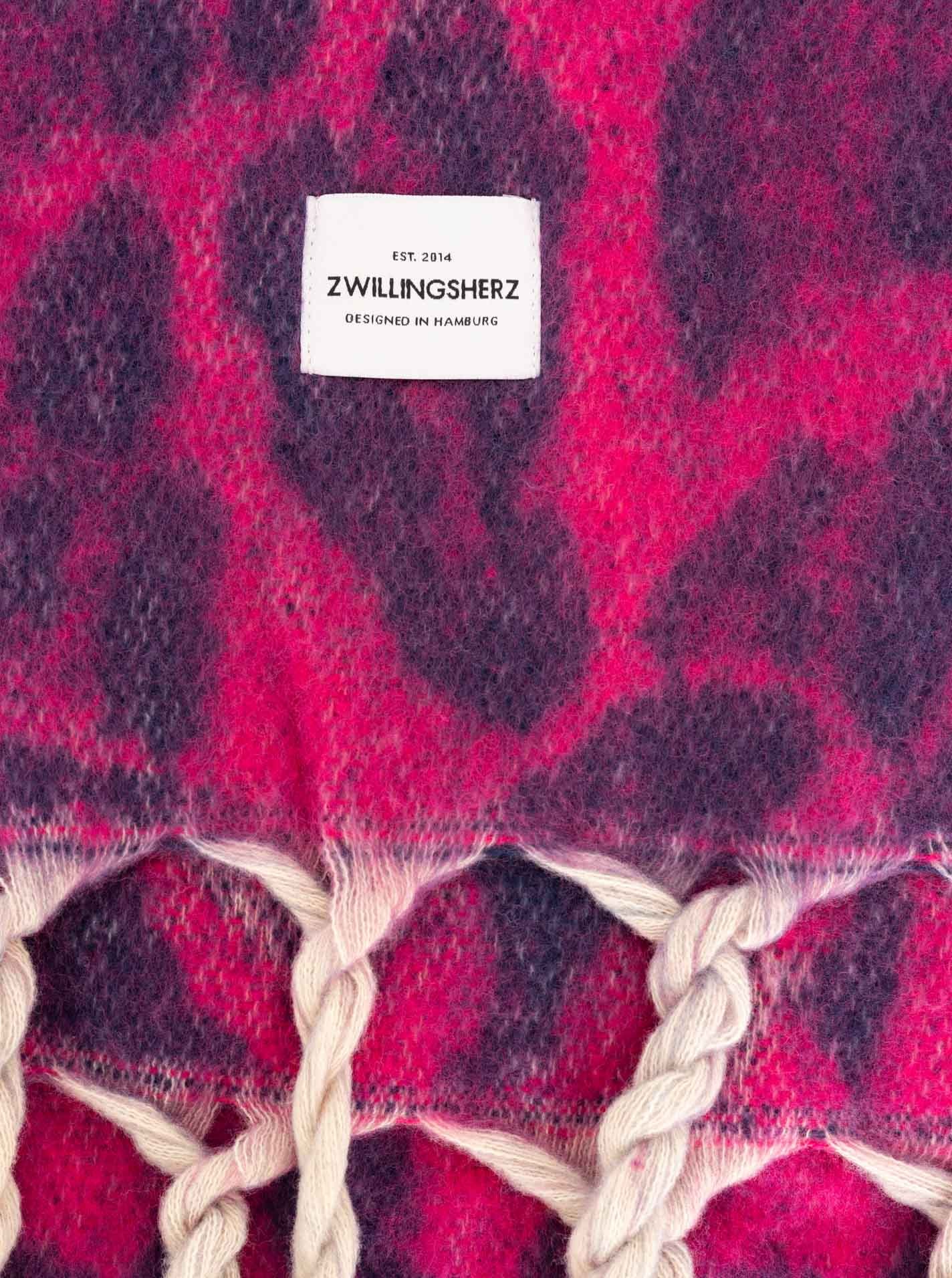 Zwillingsherz Modeschal »"Big  Leo"« mit modischem Leomuster und Fransen