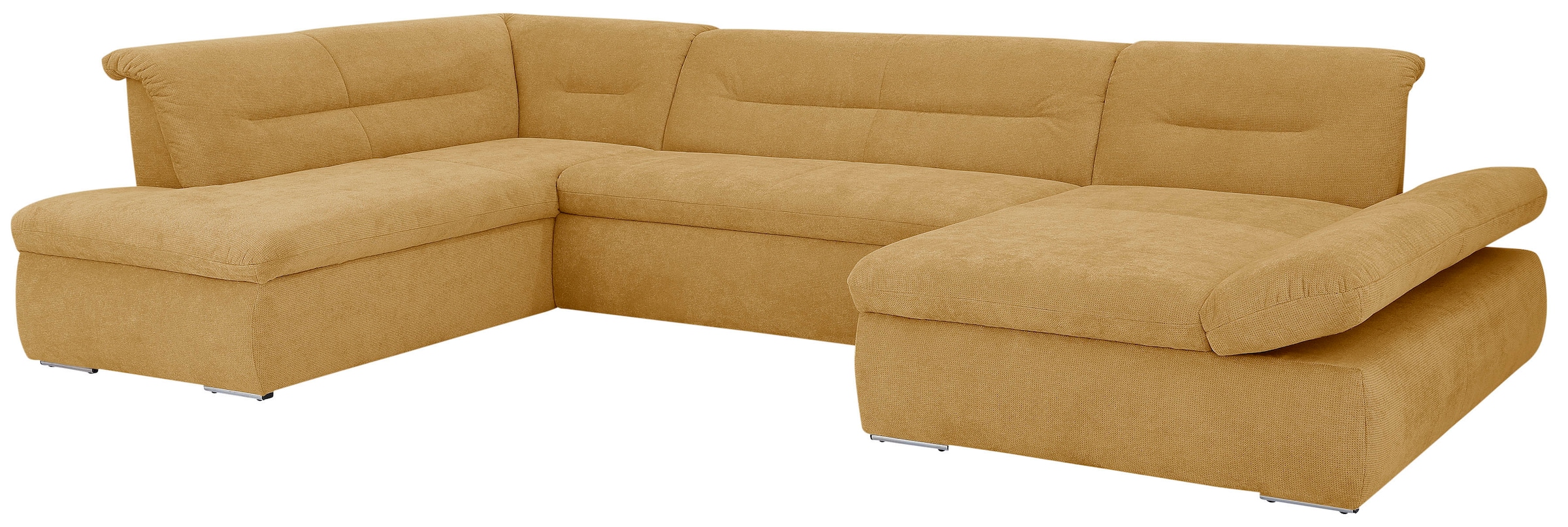 INOSIGN Wohnlandschaft »Avesa U-Form«, Wahlweise mit Armteilverstellung und Bettfunktion, B/T/H: 355/216/80cm