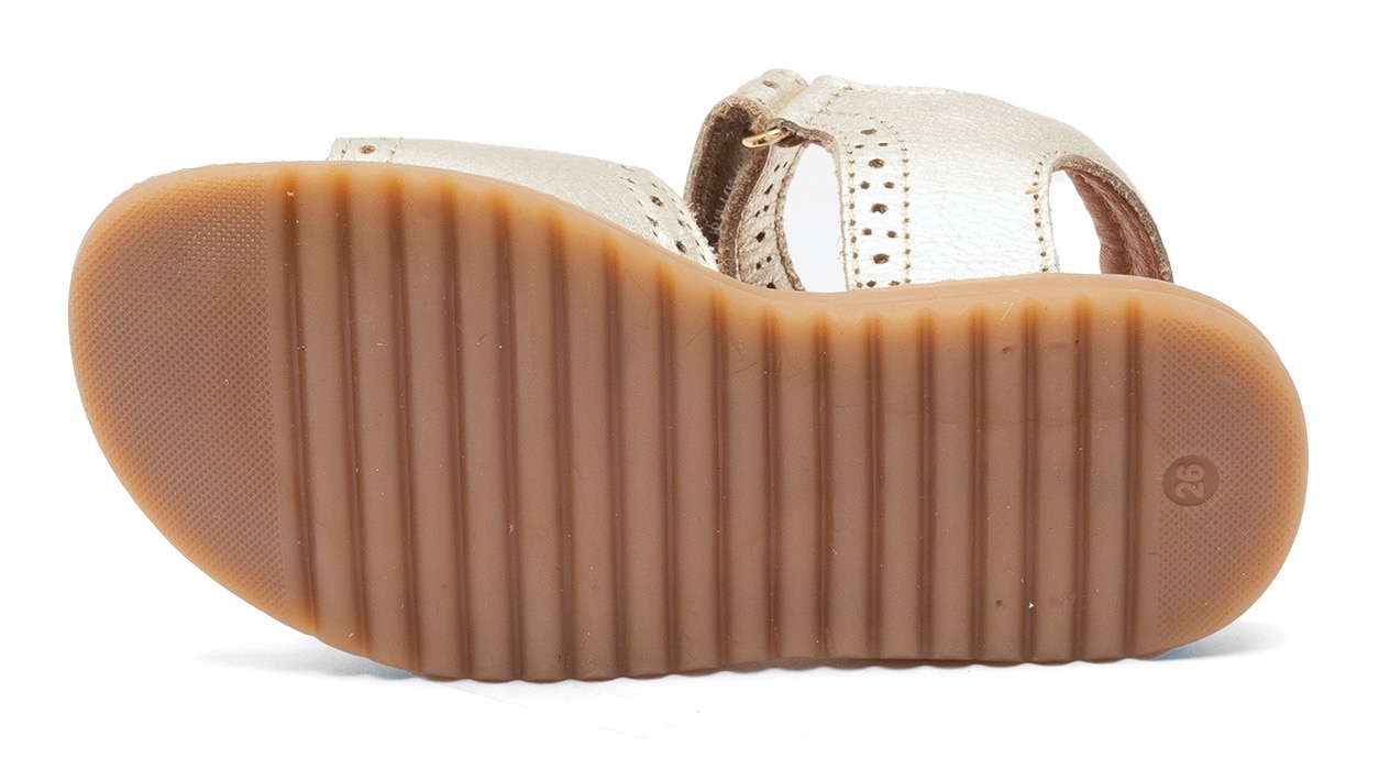 Bisgaard Sandale »andrea Weite: normal«  , Festtagsschuh, Mädchen Schuh mit Klett, Größenschablone zum Download