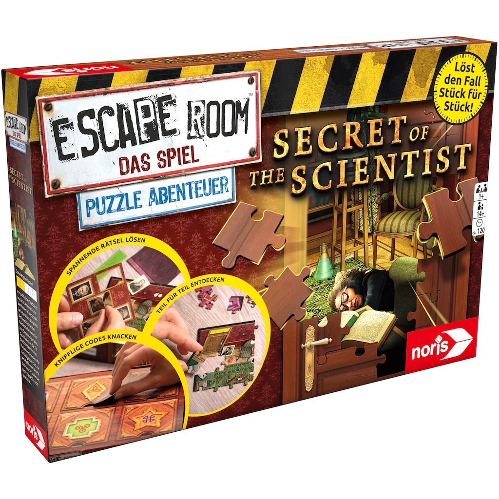 Noris Spiel »Escape Room Das Spiel, Puzzle Abenteuer - Secret of the Scientist«