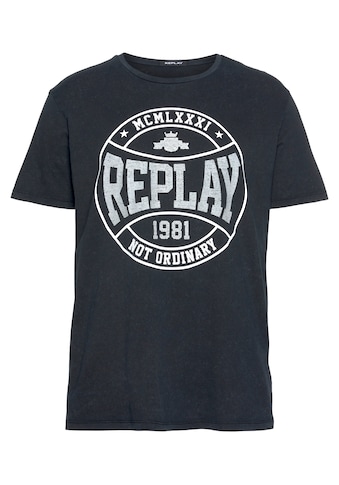 Replay T-Shirt, in washed-Optik kaufen