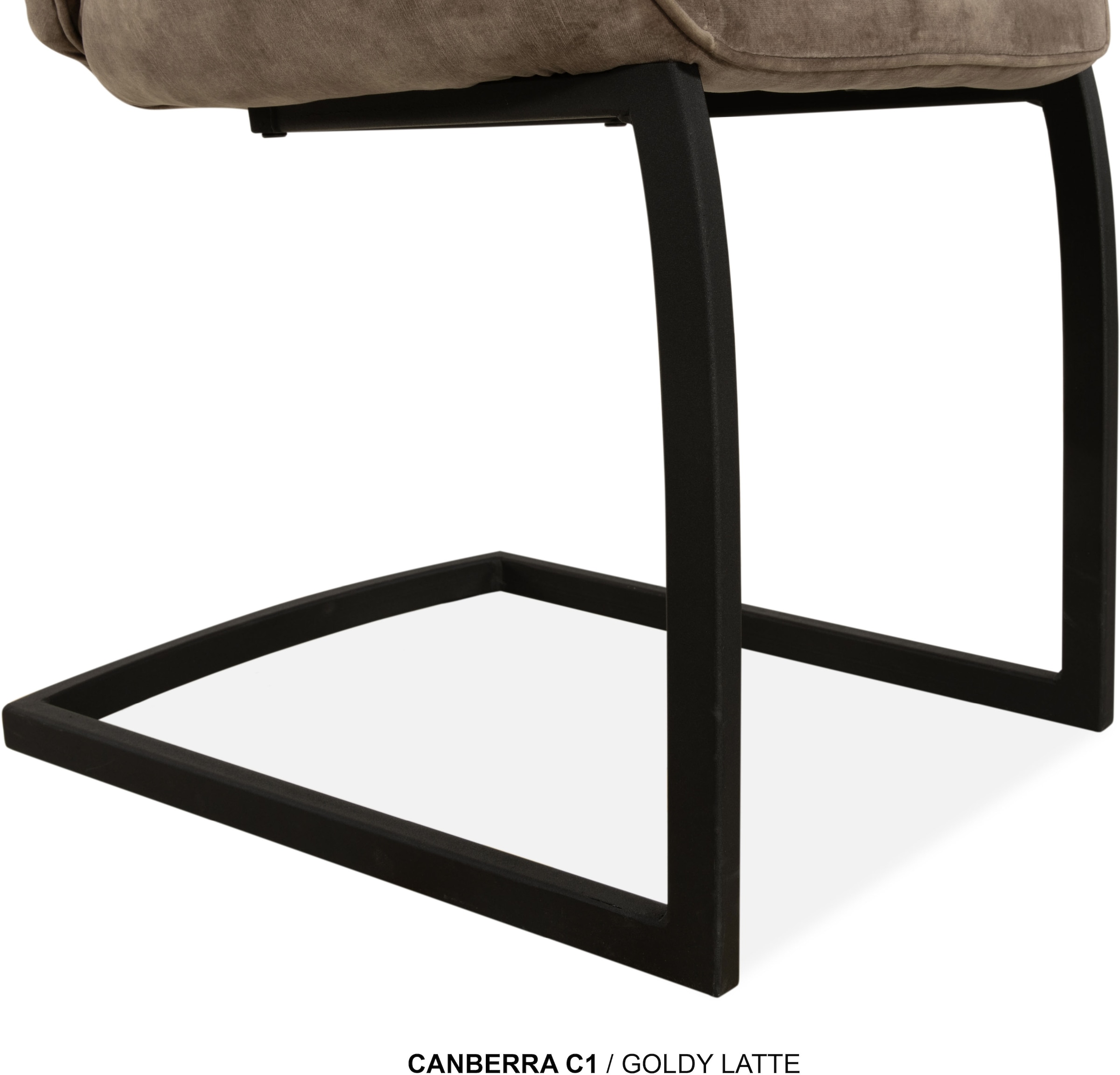 OMG Design Esszimmerstuhl »Canberra« (Set) 1 Stk.Esszimmerstuhl, pflegeleichter Samtvelour Bezug