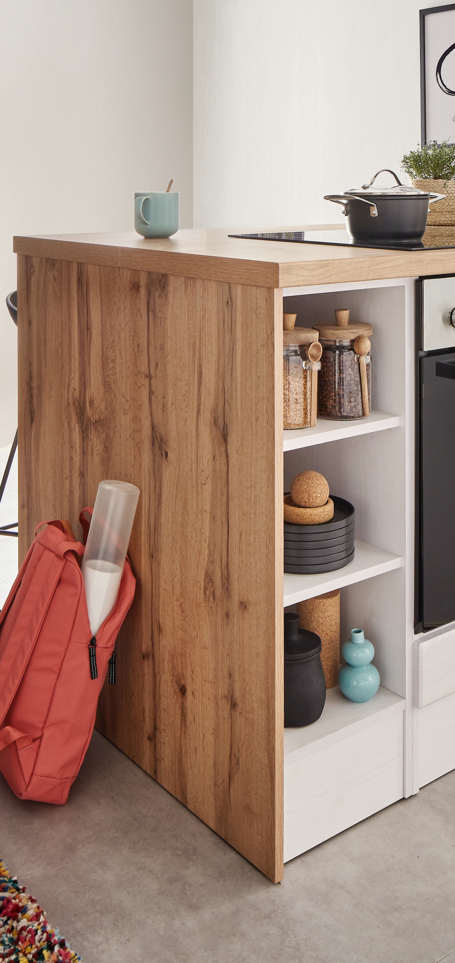 RESPEKTA Küchenzeile »Anton« Breite 310 cm, 91 cm Arbeitshöhe, in exklusiver Konfiguration für OTTO