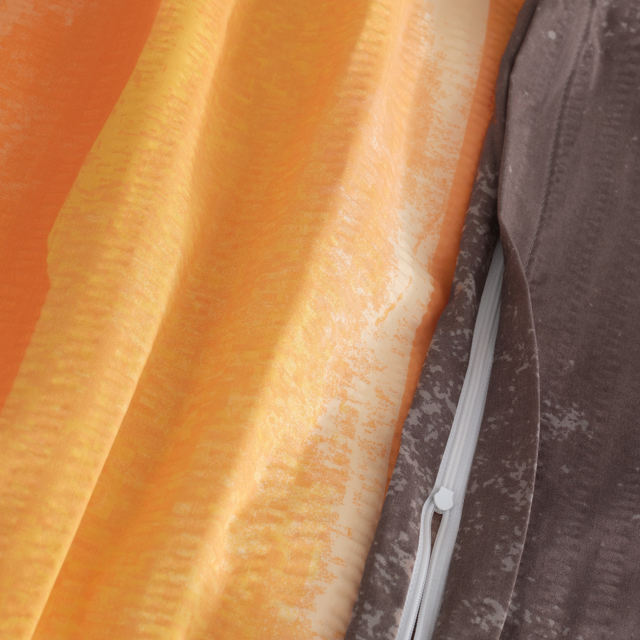 Florella Bettwäsche »»Ursa kaki « Soft-Touch Seersucker,  50% Baumwolle, 50% Viskose«