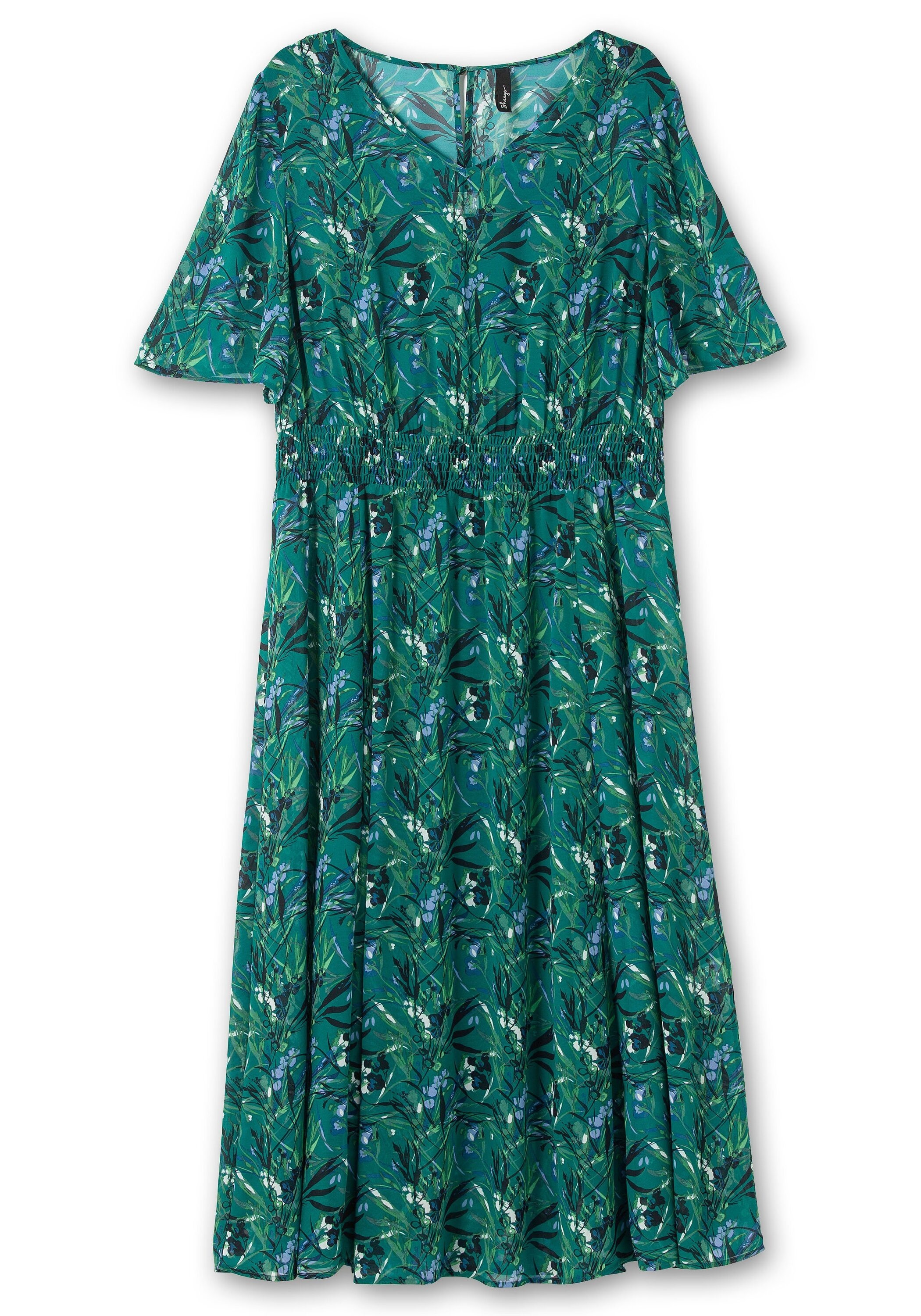 Sheego Abendkleid »Abendkleid aus Chiffon, mit Unterkleid«