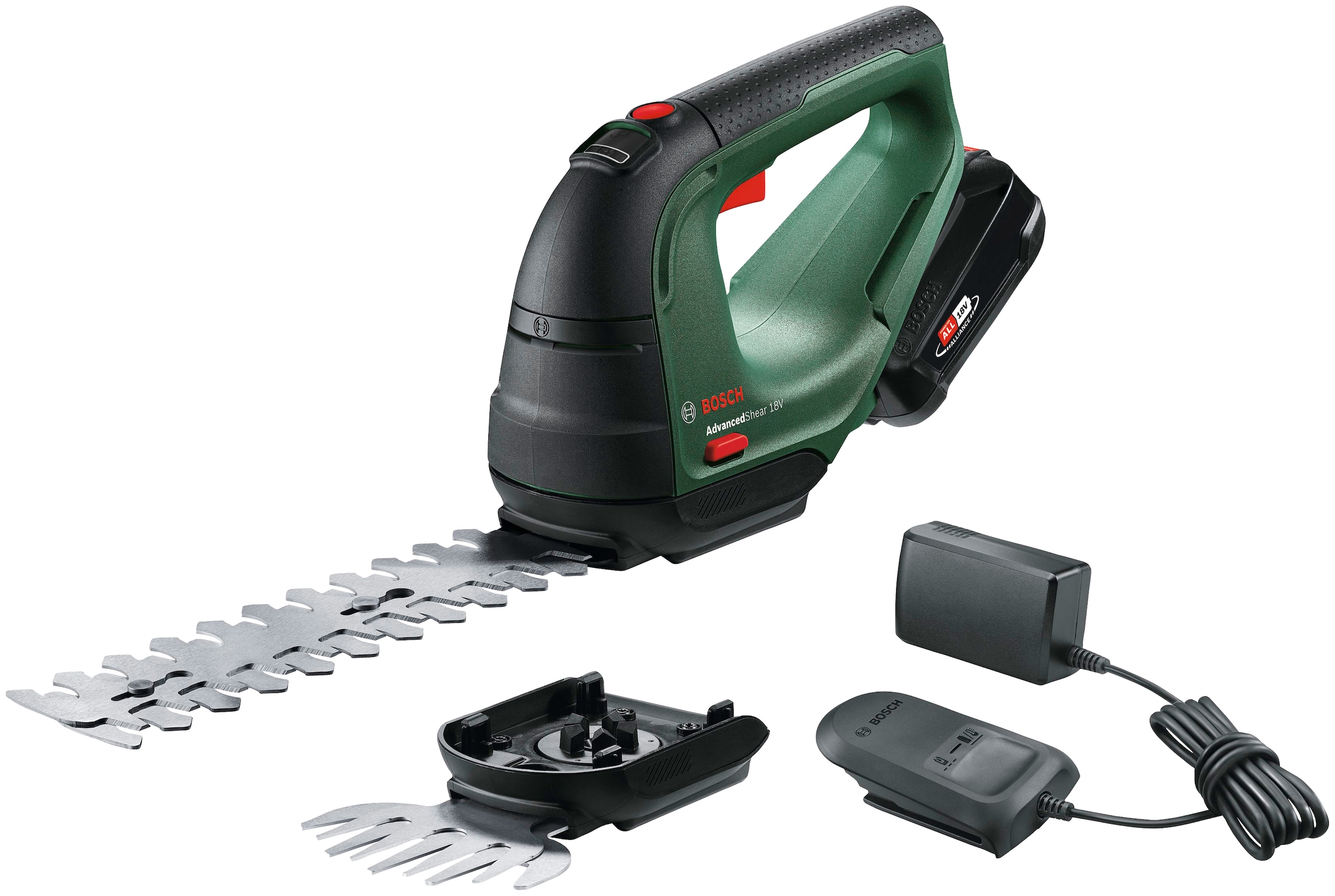 Bosch Home & Garden Akku-Gras- und Strauchscherenset »AdvancedShear 18V-10«, (Set), 10/20 cm, mit Akku und Ladegerät