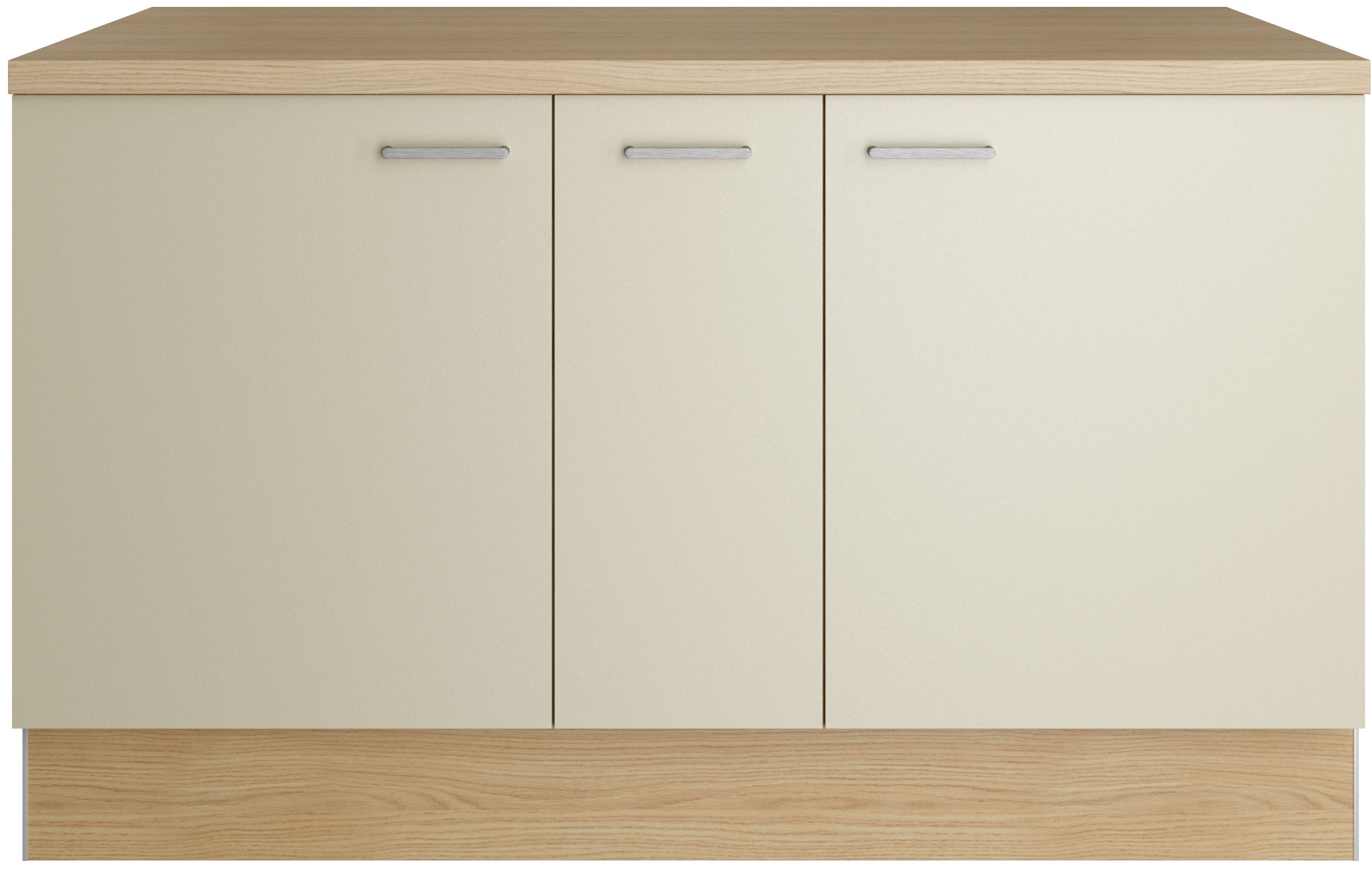 KOCHSTATION Kücheninsel »KS-Lucy« Breite 151 cm, Soft-Close, höhenverstellbare Füße, Metallgriffe