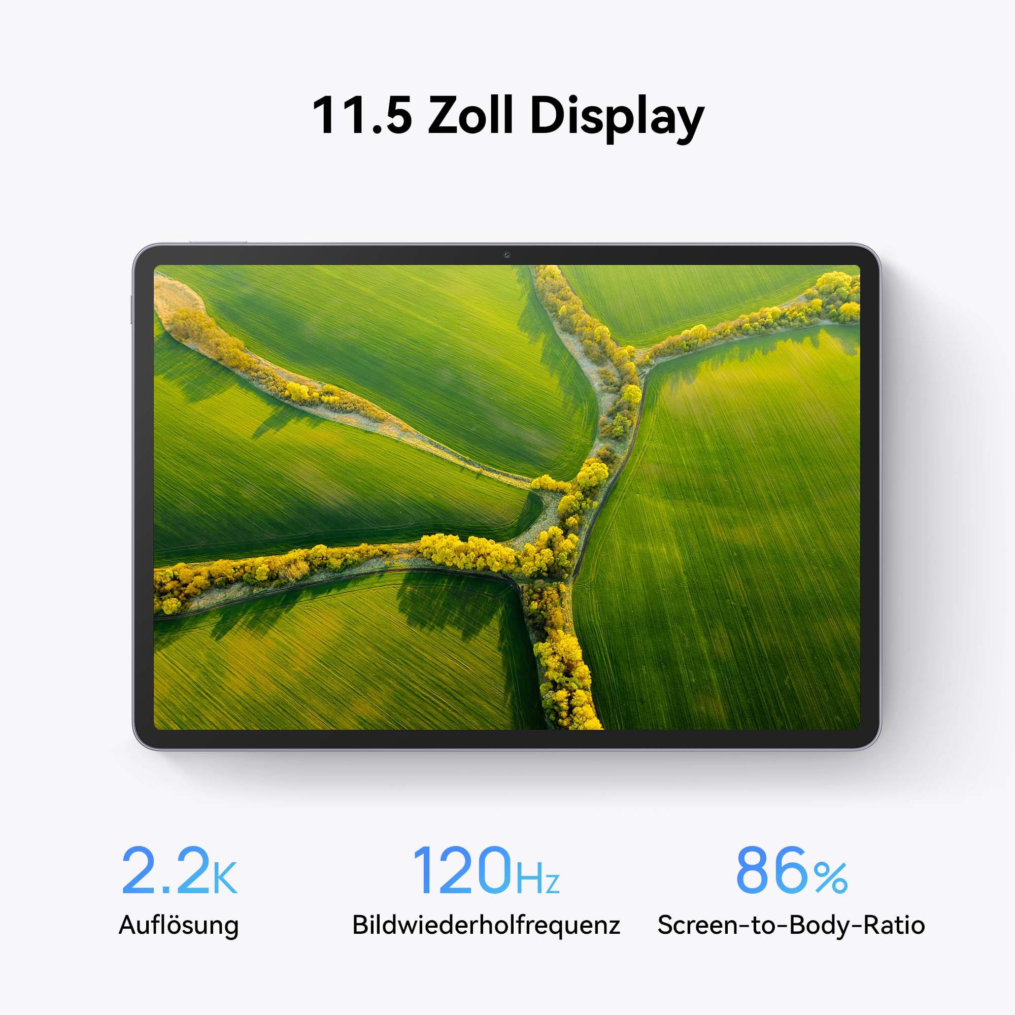 Huawei Tablet »MatePad 11.5" 2024 6+128GB« (29,21 cm / 11,5 ″) HarmonyOS 128 GB 2.2K Lautstärkeregler)