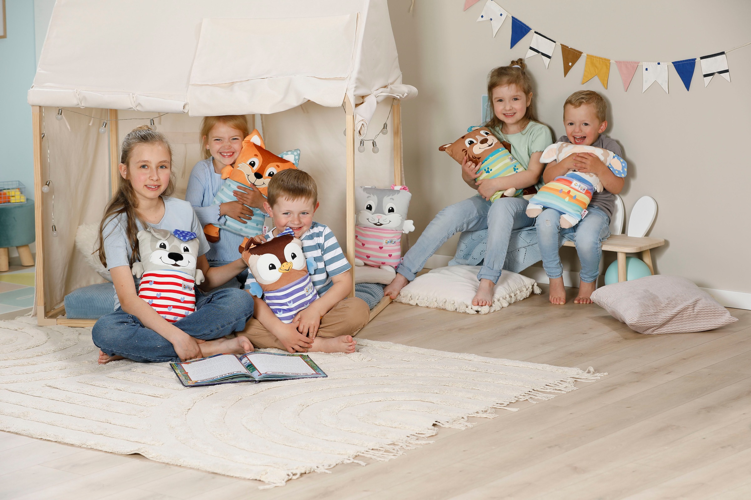 Nici Kuscheltier »Cosidoos, mit Wendefunktion 30x20 cm«