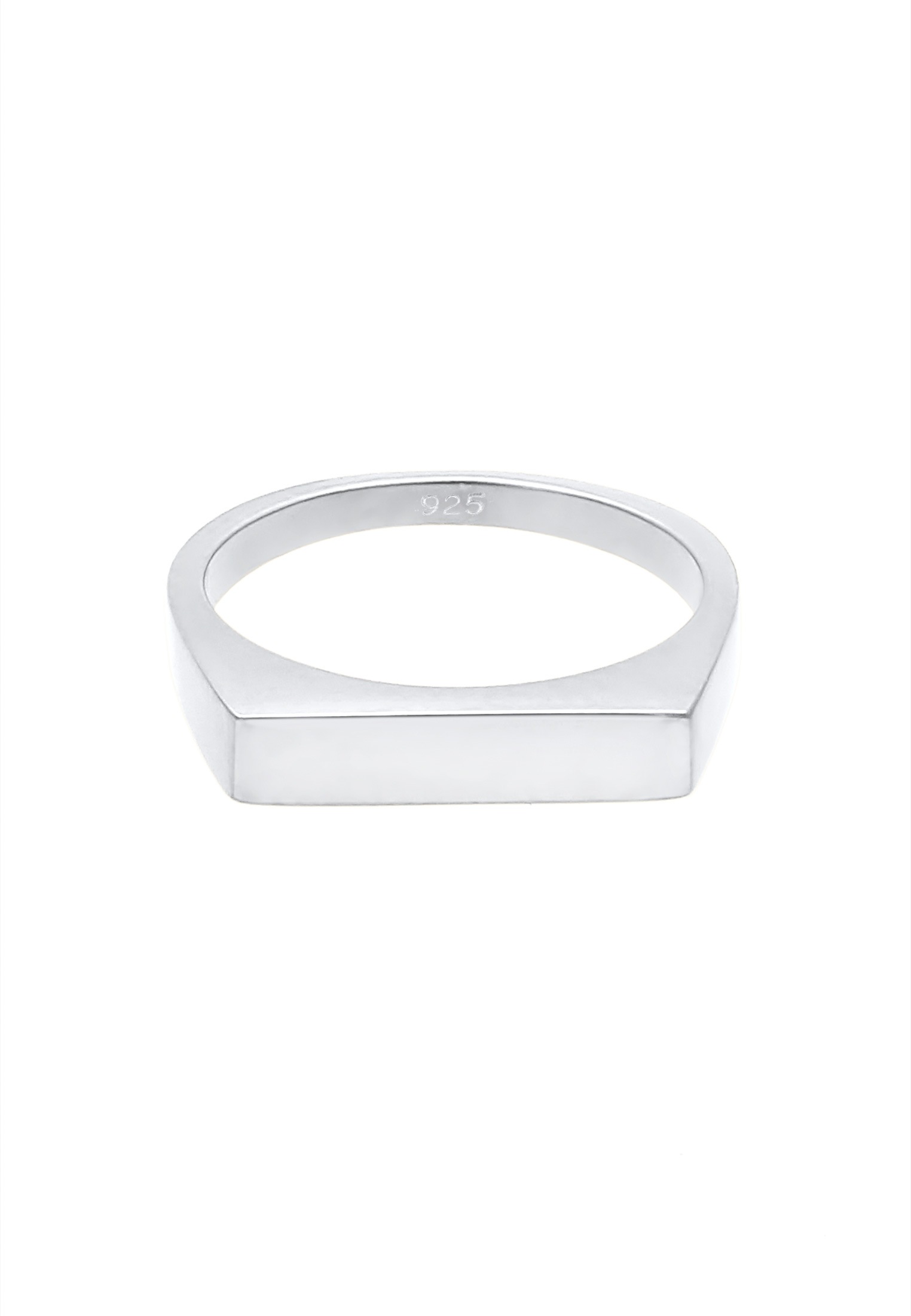 Elli Siegelring »Ring Siegelring Rechteck Pinky Ring 925 Silber«