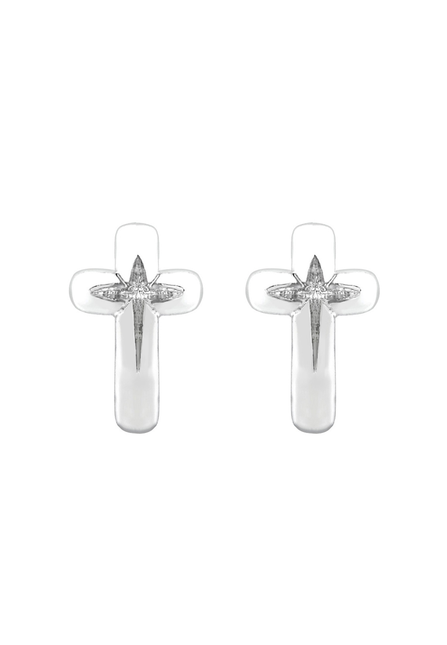 Elli Paar Ohrstecker »Ohrringe Kreuz Religion Taufe Konfirmation 925 Silber«