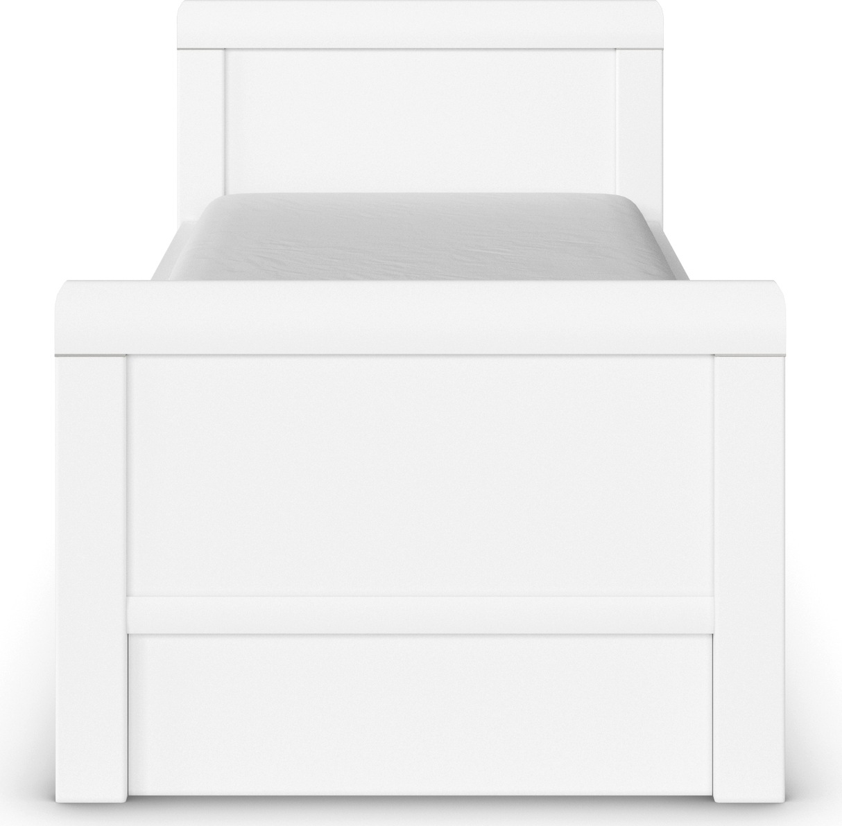 rauch Stauraumbett »Bett Einzelbett Stollenbett Bettkästen EVELYN« in Komforthöhe mit Holzkopfteil sowie Schubladen MADE IN GERMANY