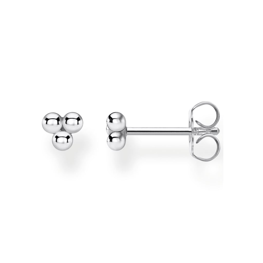 THOMAS SABO Single-Ohrstecker »Kugeln gold, Kugeln silber, H2140-001-21, H2140-413-39«