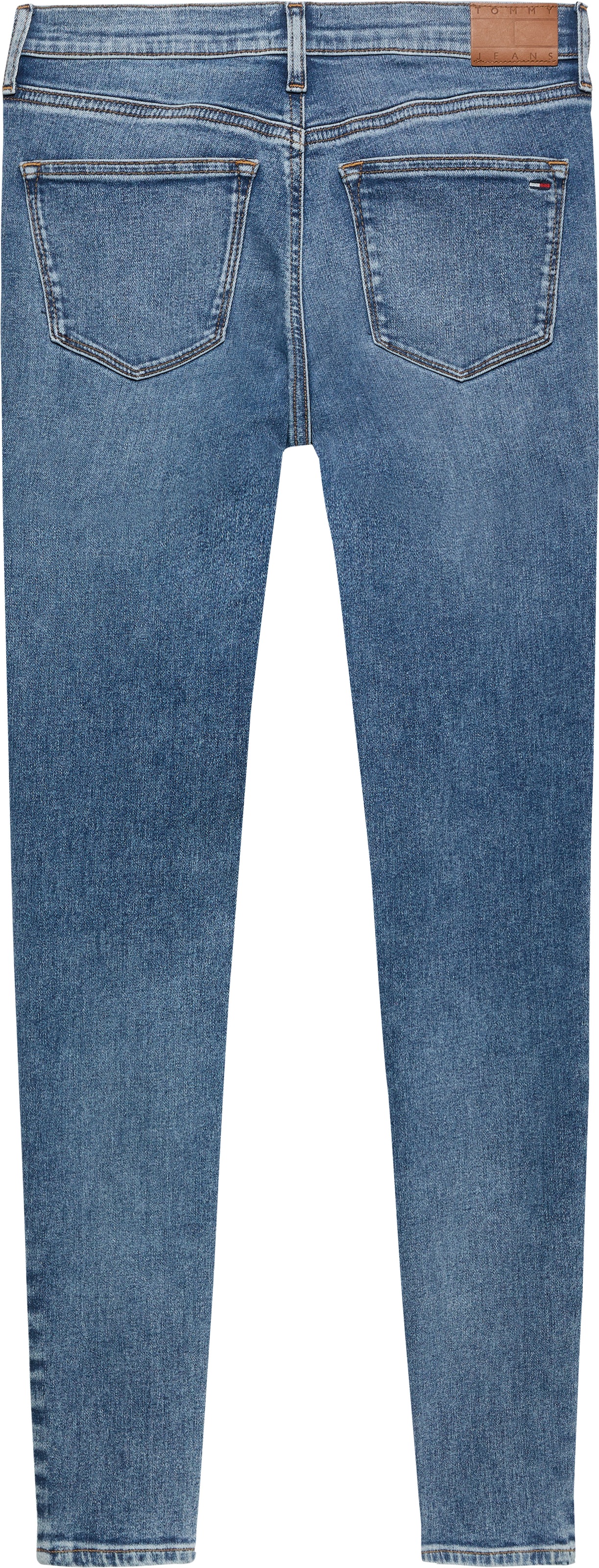 Tommy Jeans Skinny-fit-Jeans »NORA MR SKNY«, mit Waschung, mit Logo-Badge