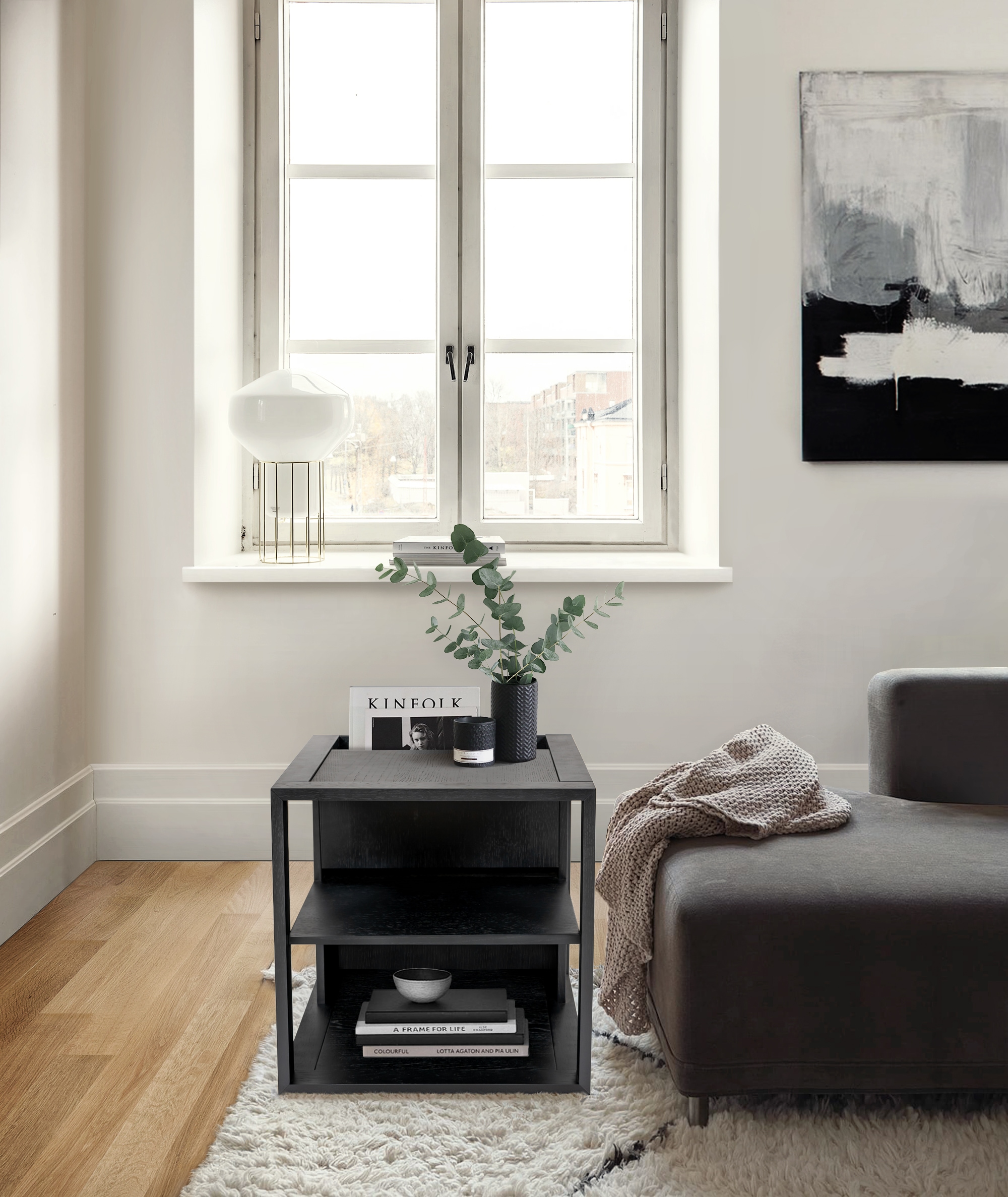 Woodman Couchtisch »Cube«, Holzfurnier aus Eiche