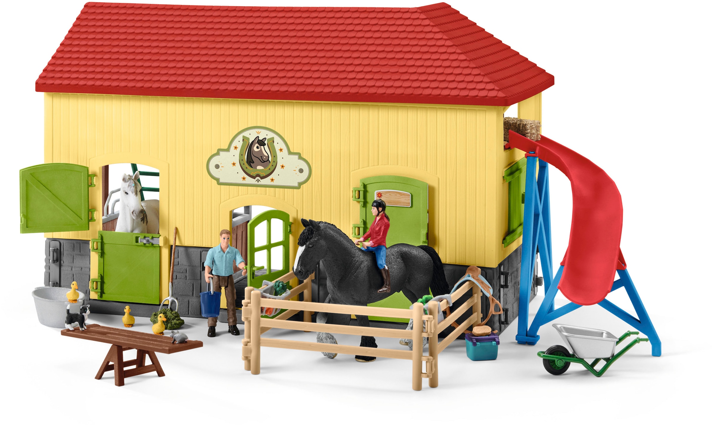 Schleich® Spielwelt »FARM WORLD, Pferdestall (42485)«