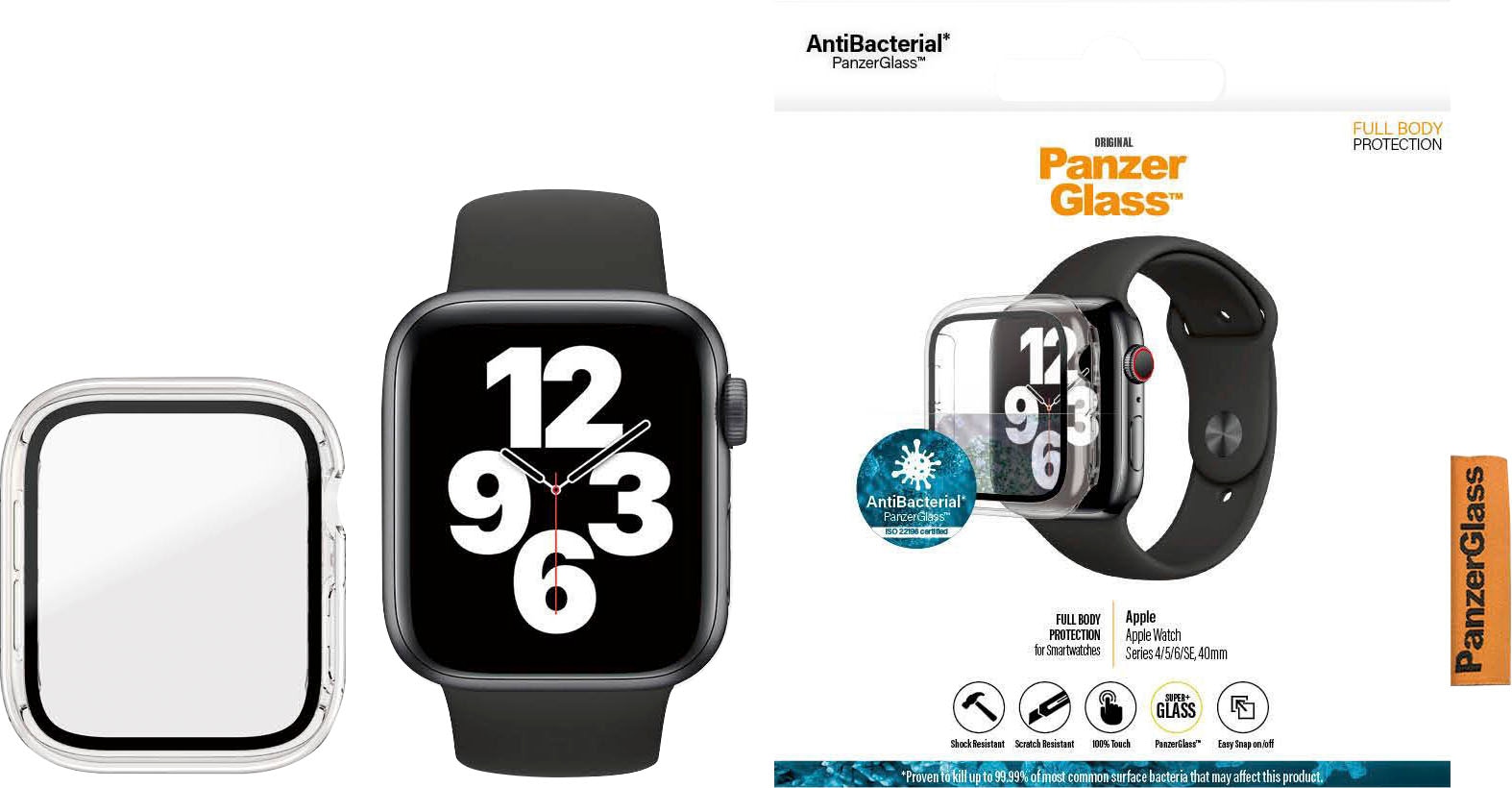 PanzerGlass Displayschutzglas »3640«, für Watch 4/5/6/SE (40 mm)