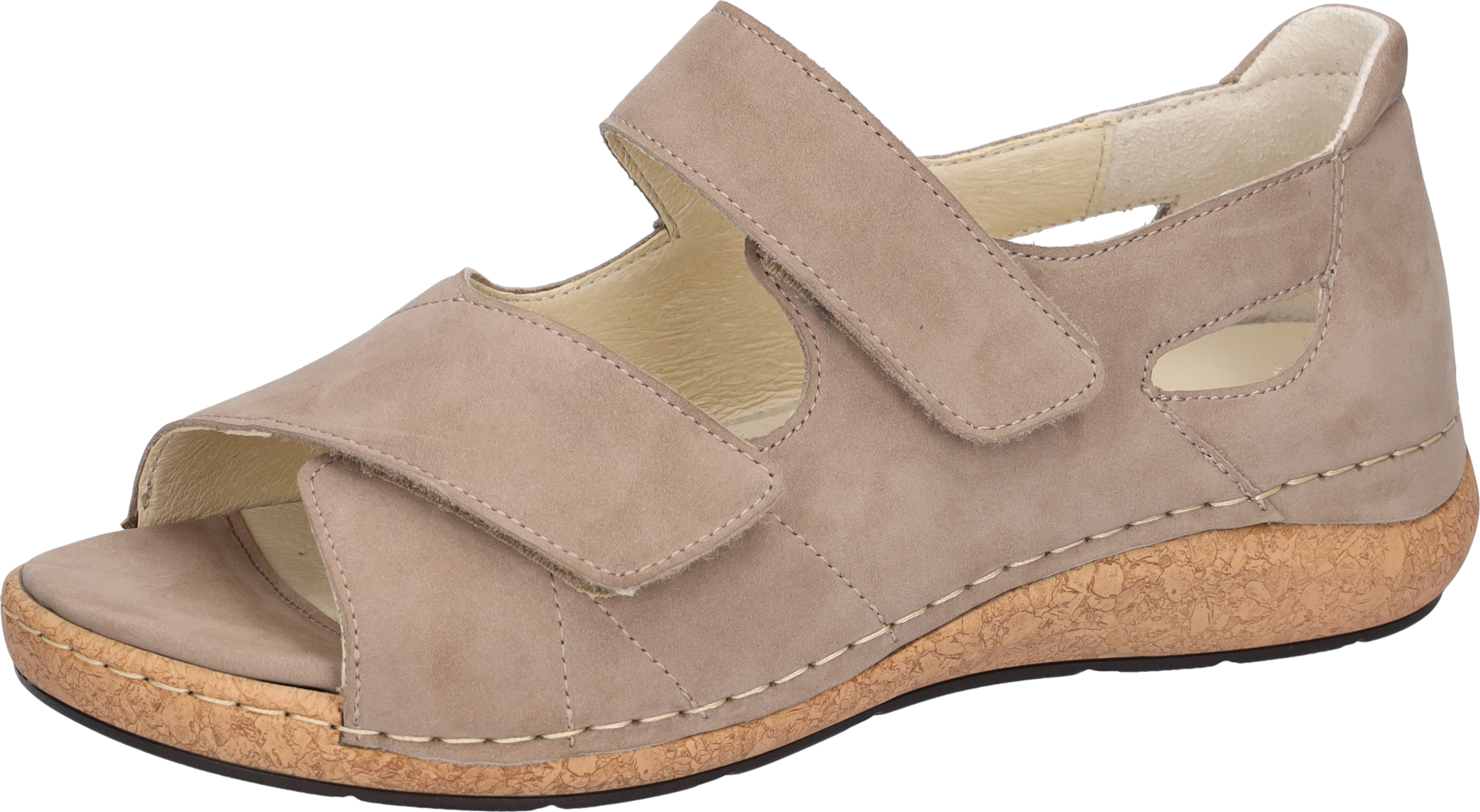 Waldläufer Sandale »K-Heliett«  , Sommerschuh, Sandalette, Keilabsatz, in Komfortweite K (= extraweit)