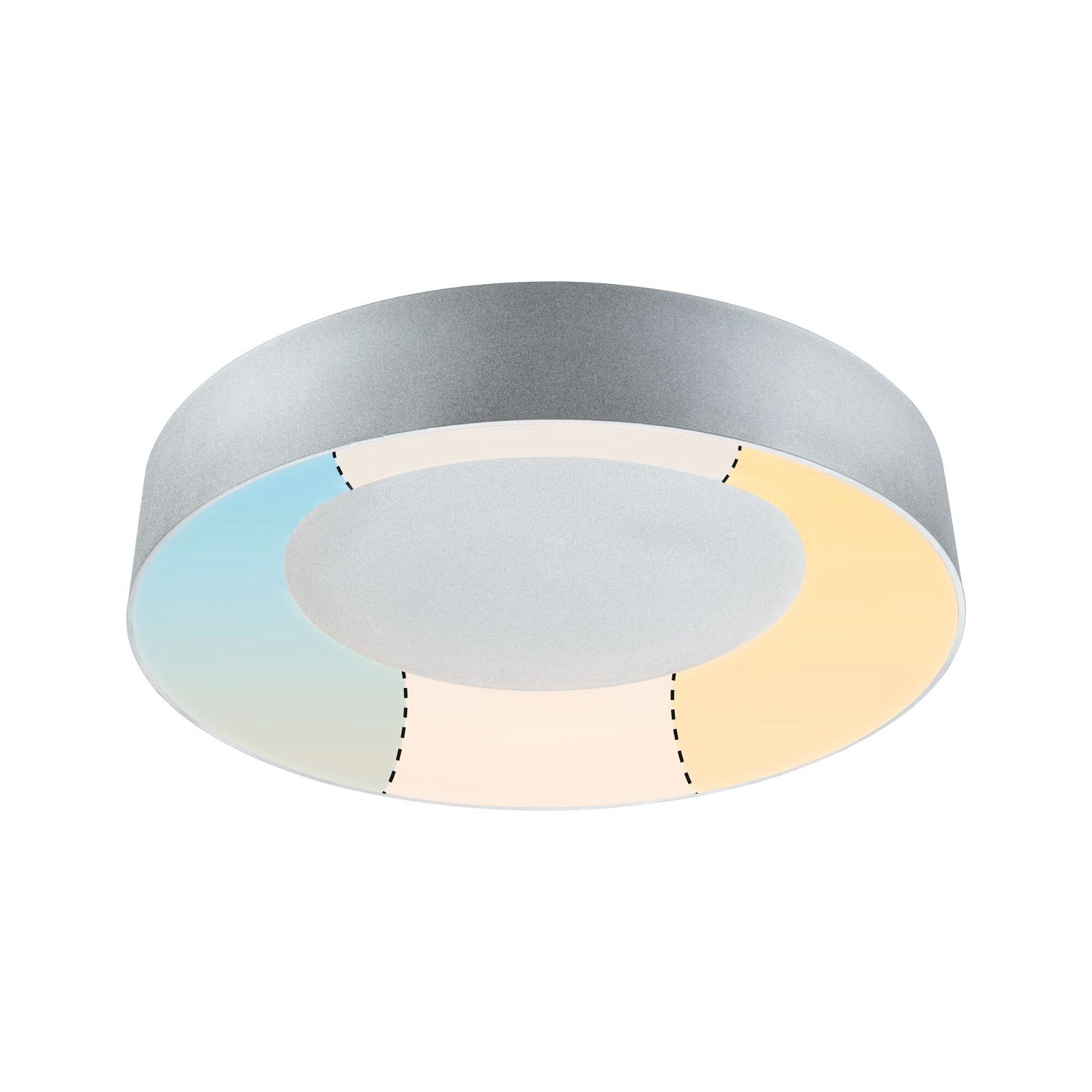 Paulmann LED Deckenleuchte »Selection Bathroom Casca IP44 1x23W 400mm, 230V Metall/Kunststoff«, 1 flammig, WhiteSwitch