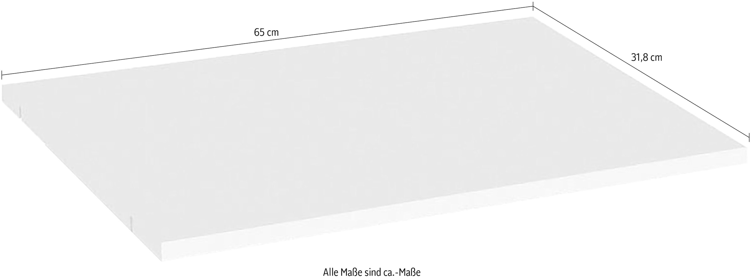 OTTO home Einlegeboden »Evergreen« (B/T/H): 64,8/31,8/1,8 cm,  im 2er-set