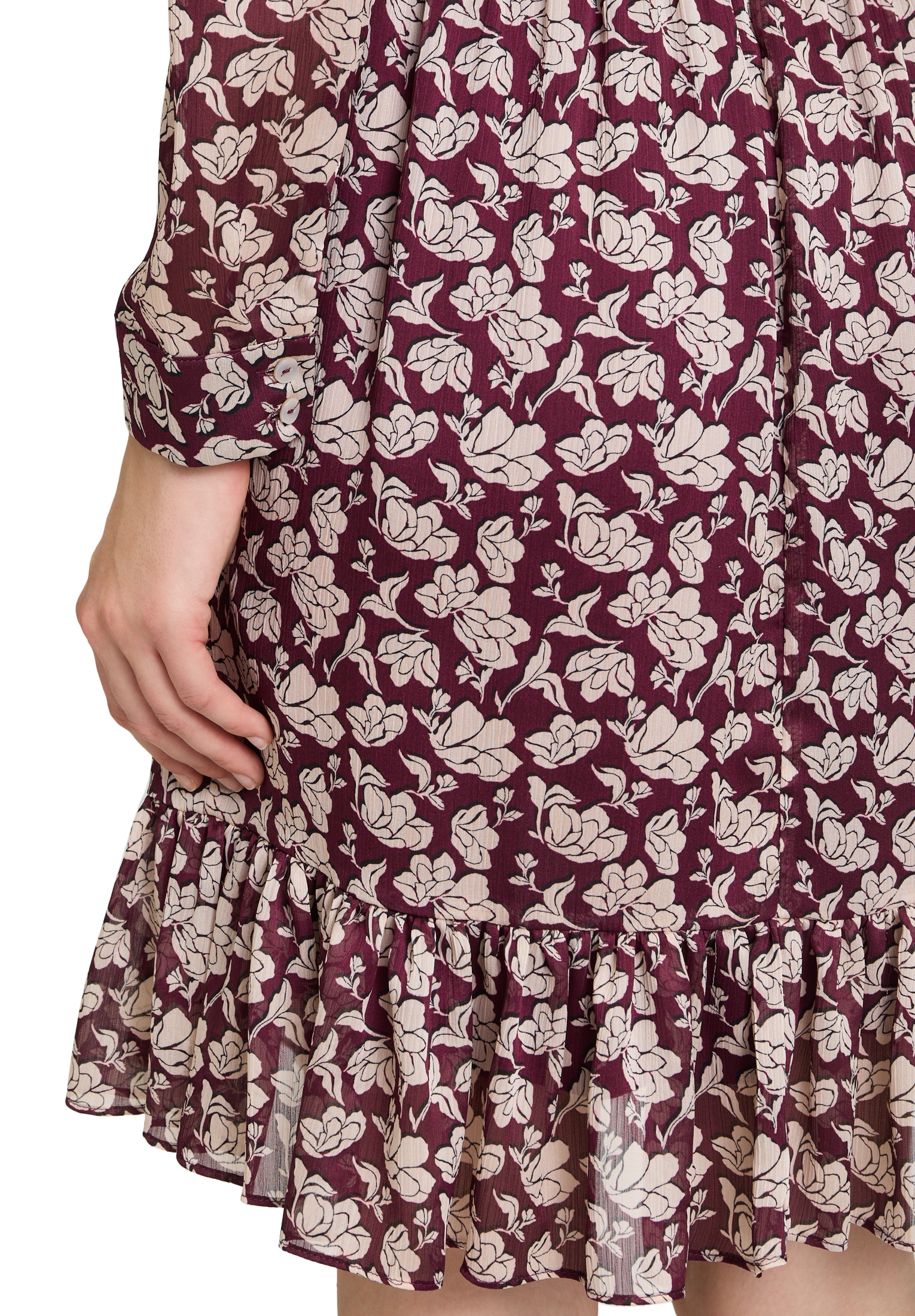 Cartoon Chiffonkleid »Chiffonkleid mit Rüschen«