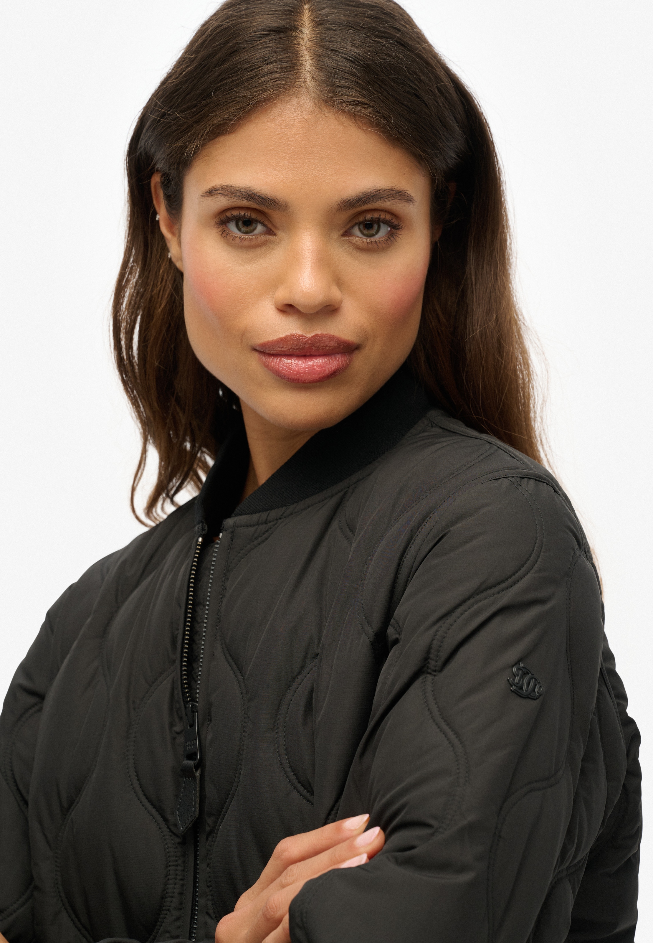 Superdry Steppjacke »SHORT QUILTED LINER JACKET«, ohne Kapuze