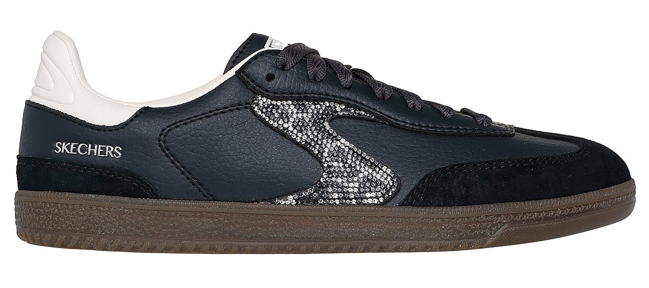 Skechers Sneaker »HOTSHOT-SHIMMERING SPOTS«  Retro Sneaker, Schnürschuh mit glitzerndem Animal-Einsatz