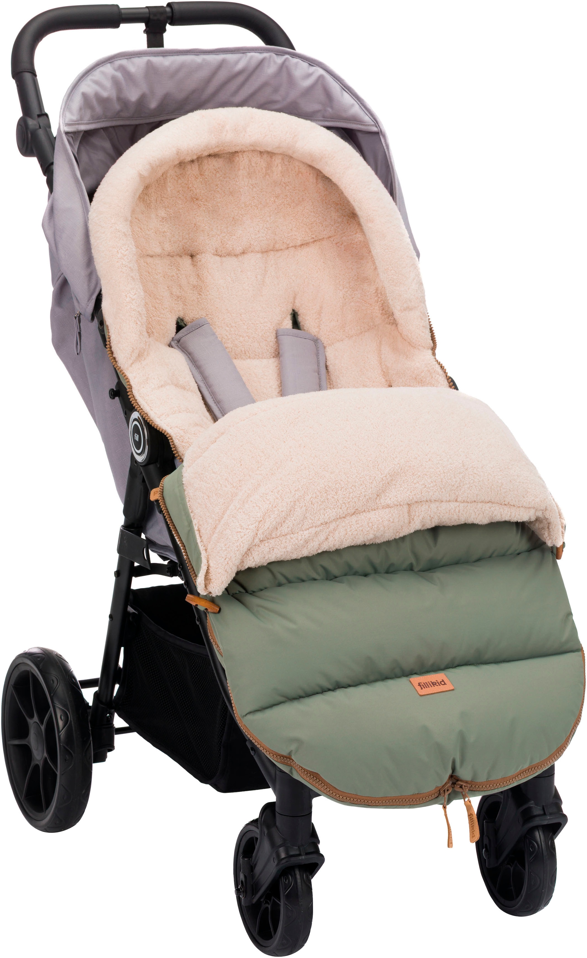 Fillikid Fußsack »Atlas, Winterfußsack« mit Teddy-Plüsch